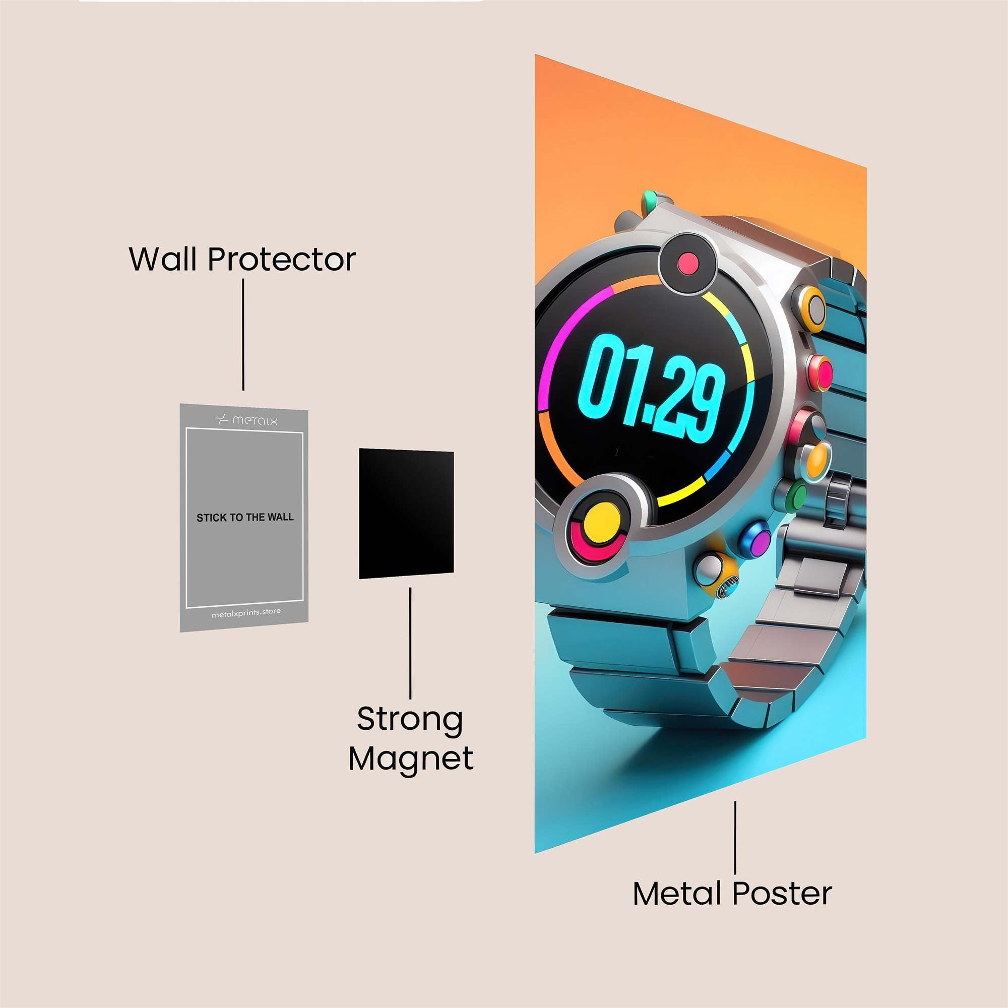 Timekeeper Triumph Safe Wall Magnetic / M