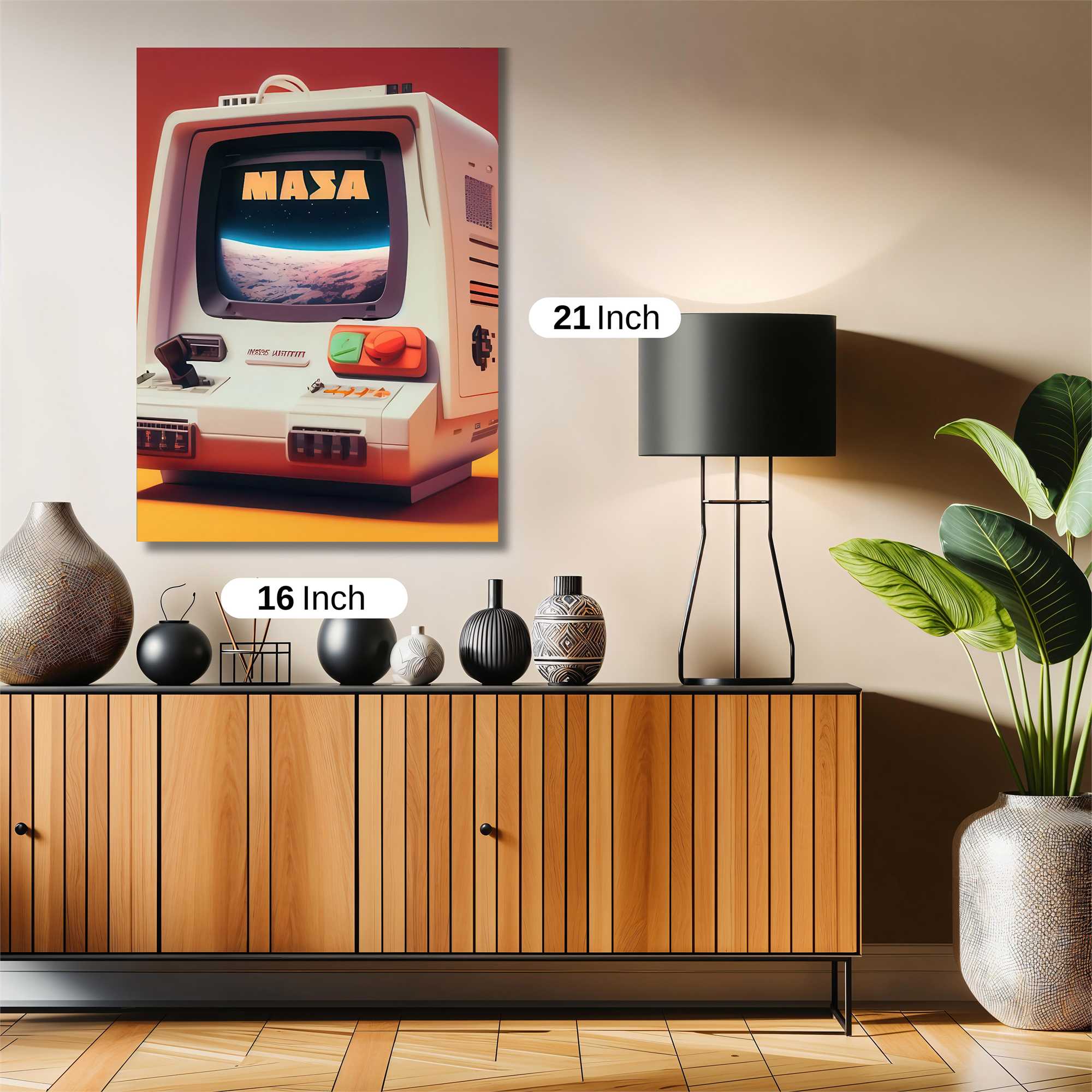 Masa Retro Safe Wall Magnetic / M