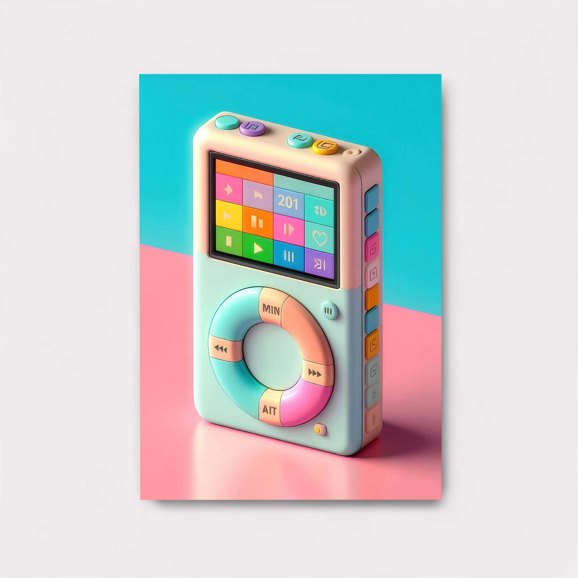 Retro Whimsy Safe Wall Magnetic / M