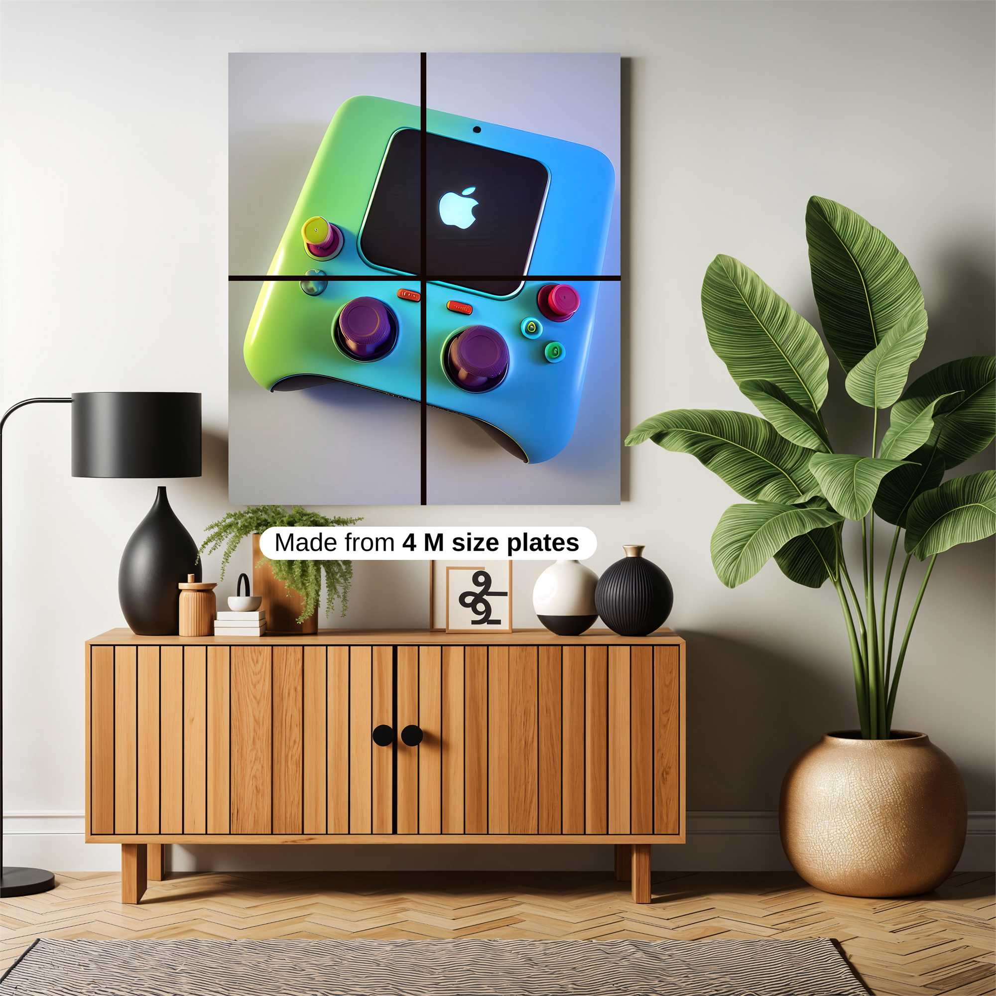 Apple Whimsy Safe Wall Magnetic / M