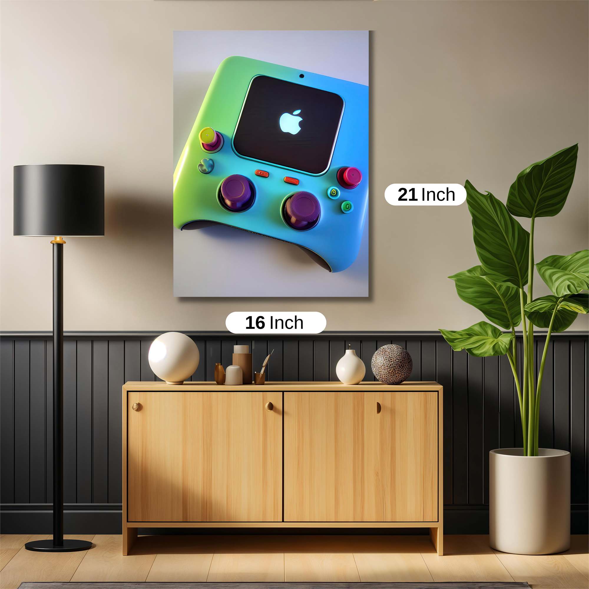Apple Whimsy Safe Wall Magnetic / M