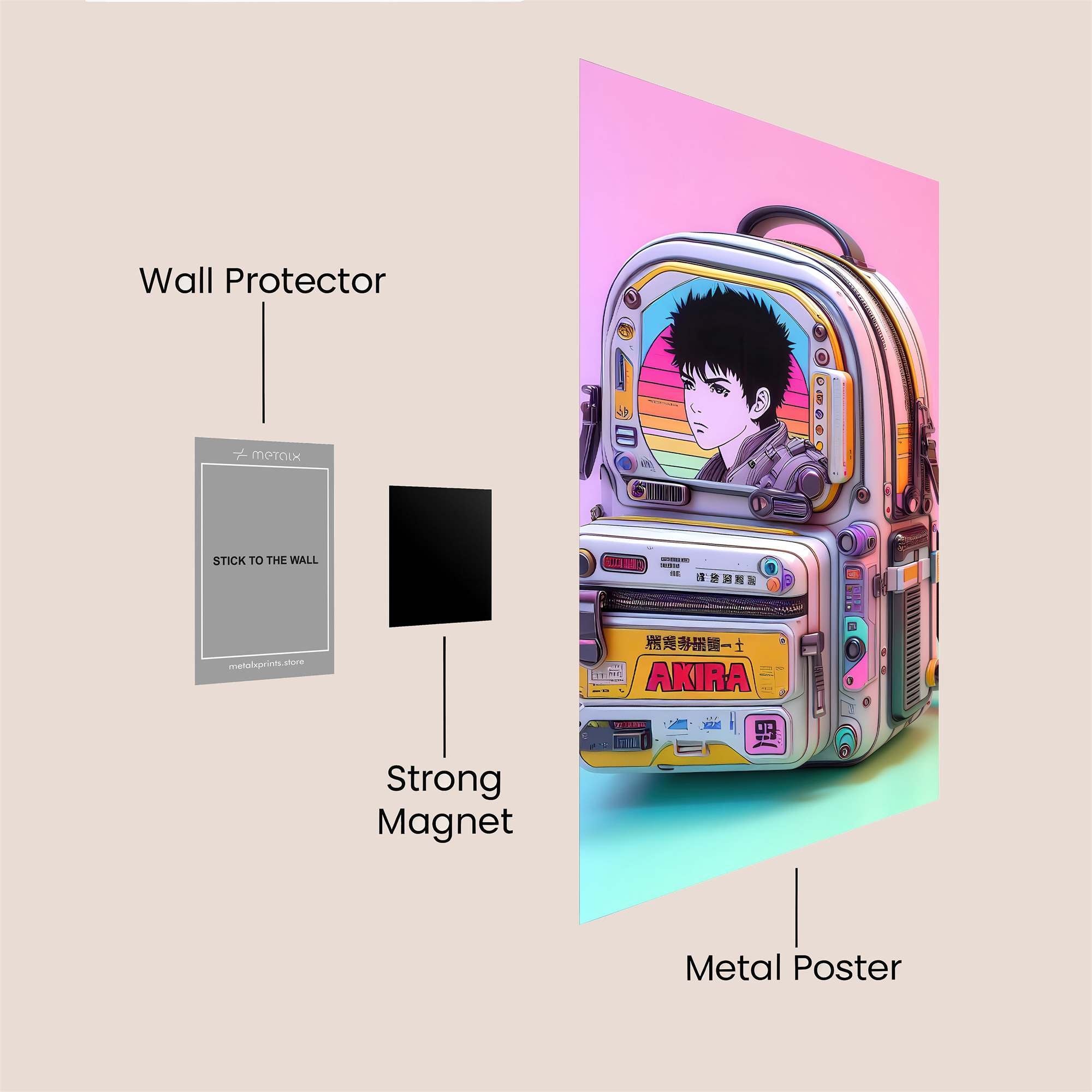 Anime Adventure Safe Wall Magnetic / M