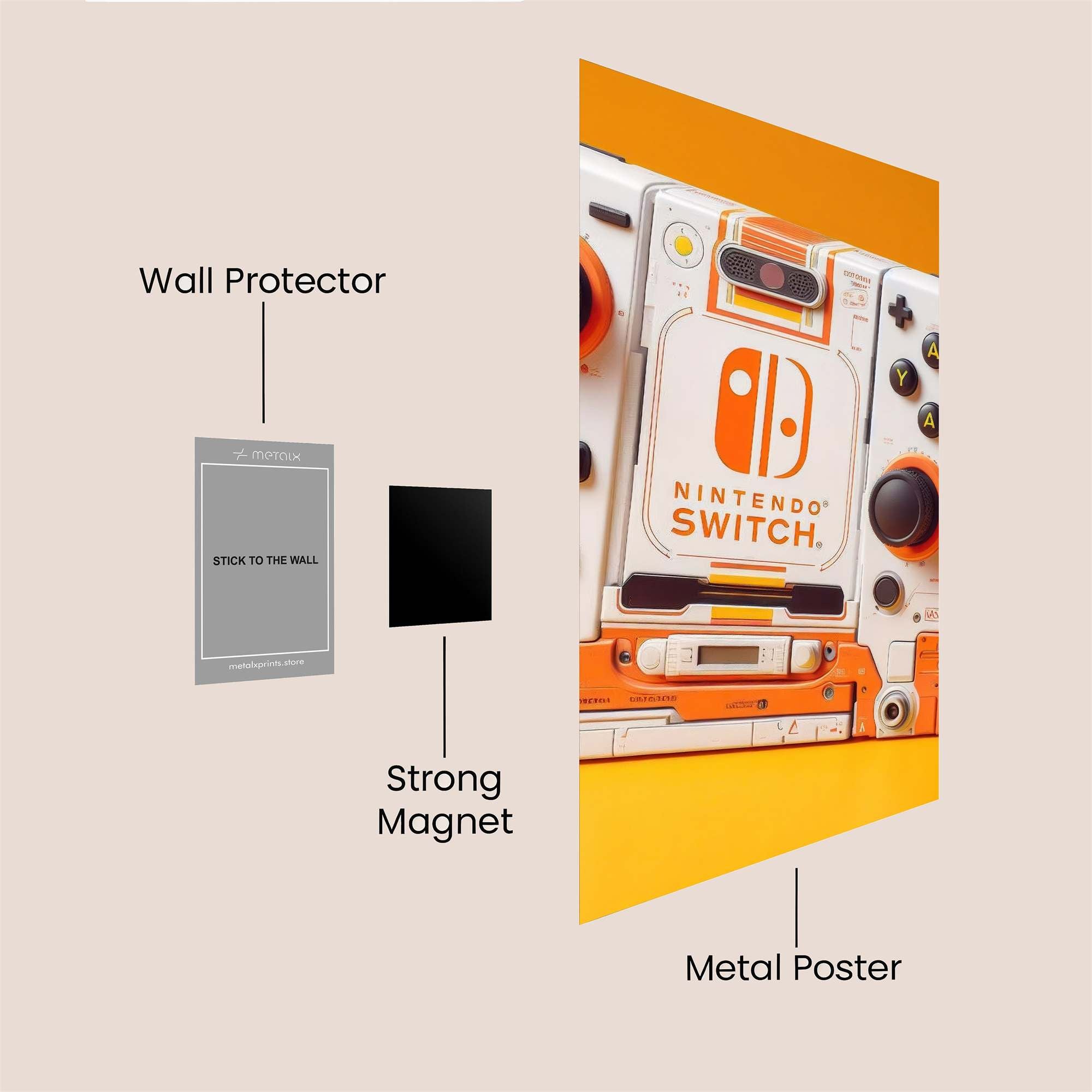 Switch Futuristic Safe Wall Magnetic / M