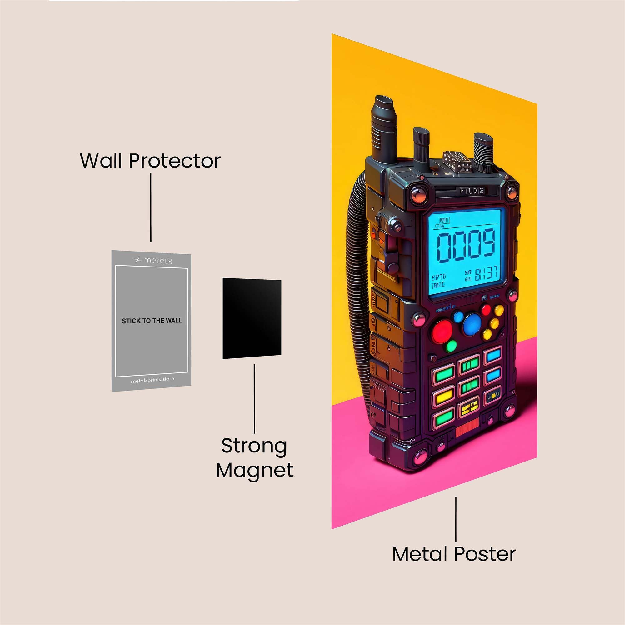Proton Pulse Safe Wall Magnetic / M