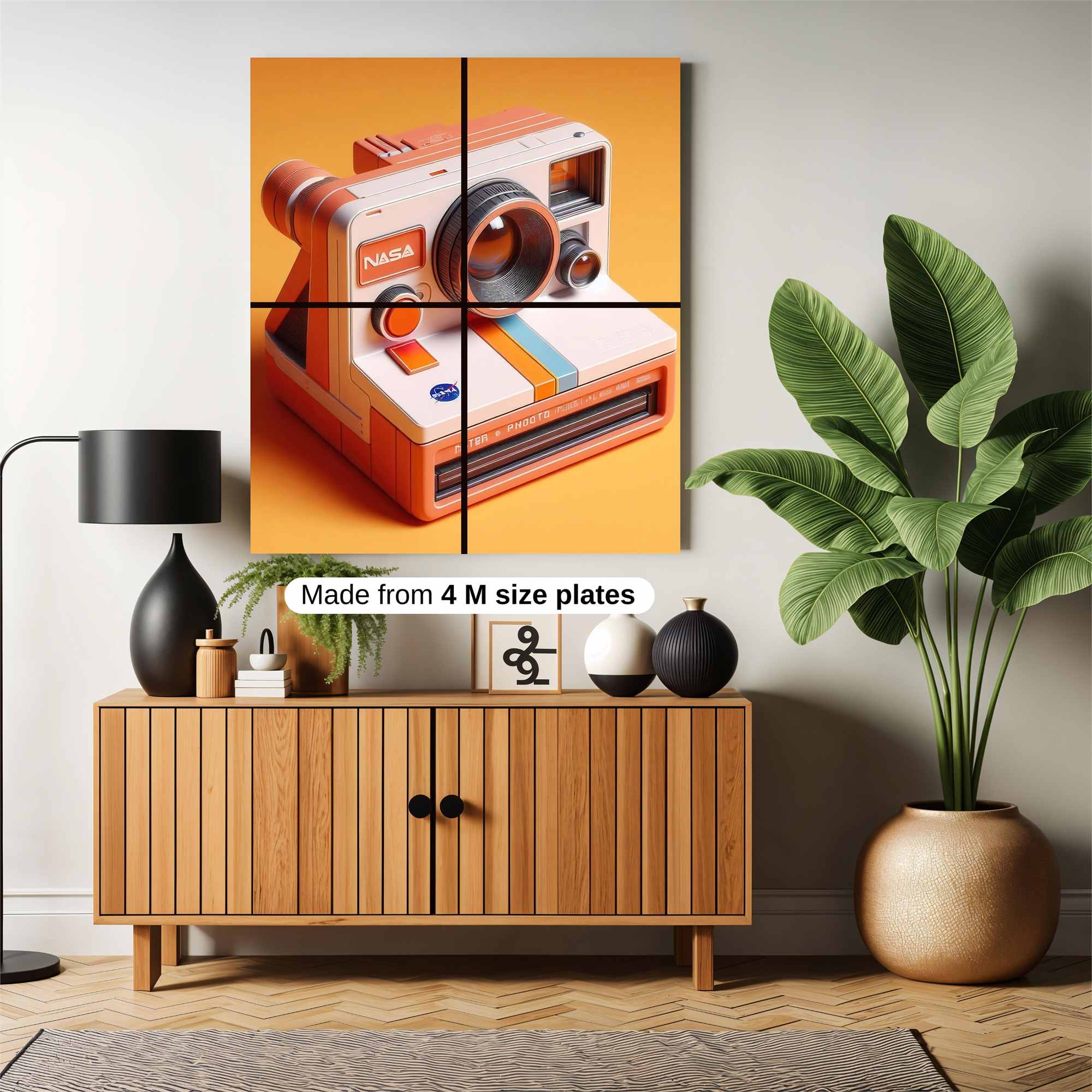 NASA Nostalgic Safe Wall Magnetic / M