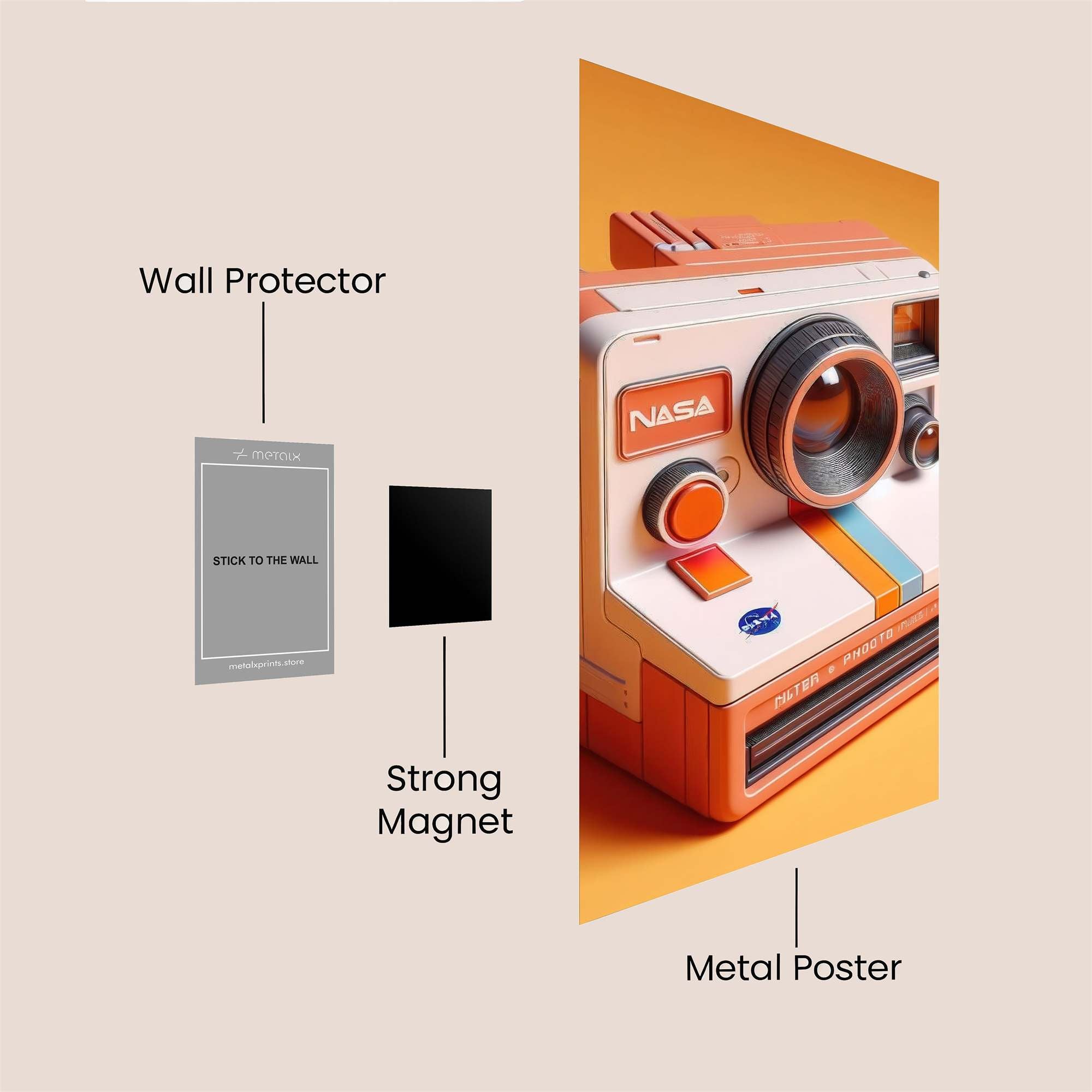 NASA Nostalgic Safe Wall Magnetic / M