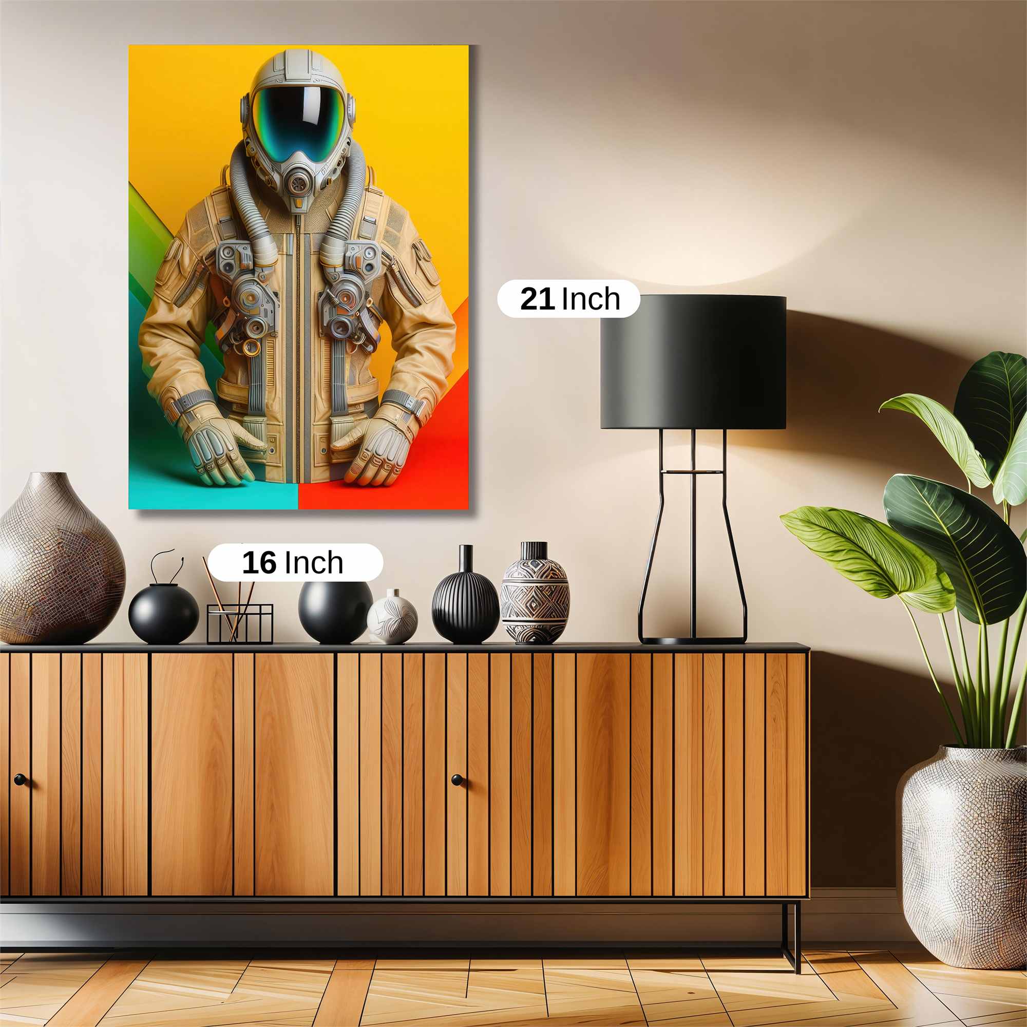 Astronaut Vibrant Safe Wall Magnetic / M