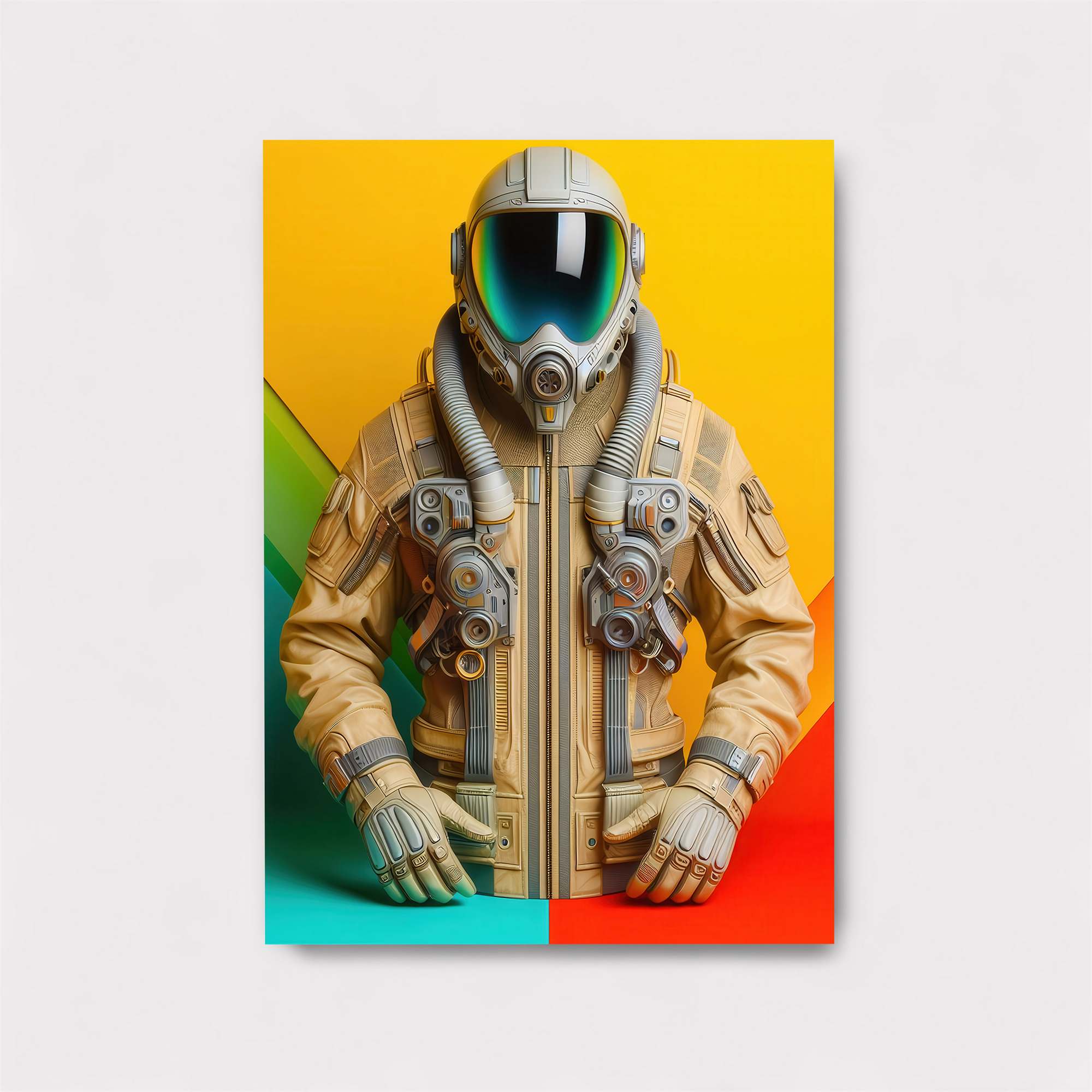 Astronaut Vibrant Safe Wall Magnetic / M