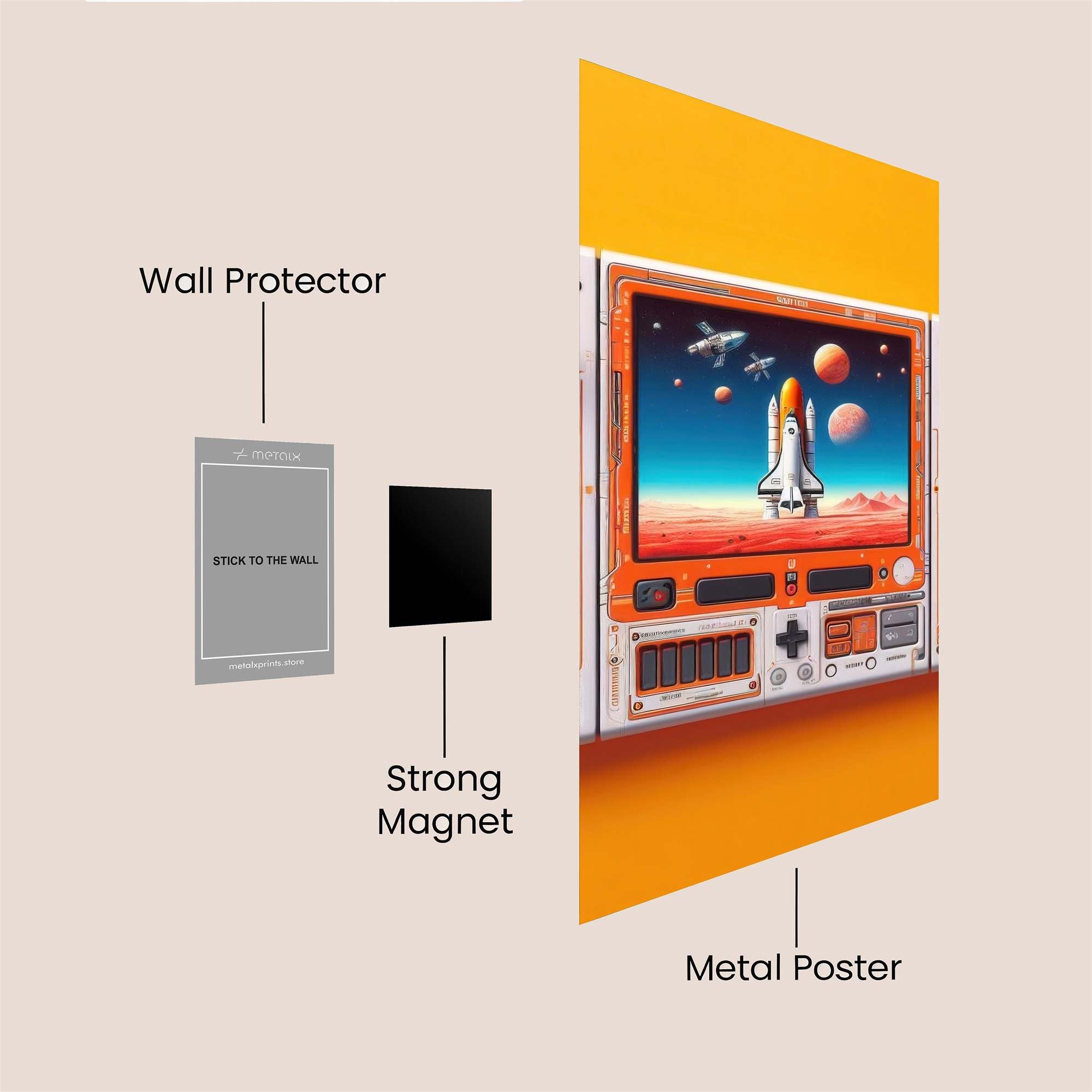 Space Odyssey Safe Wall Magnetic / M