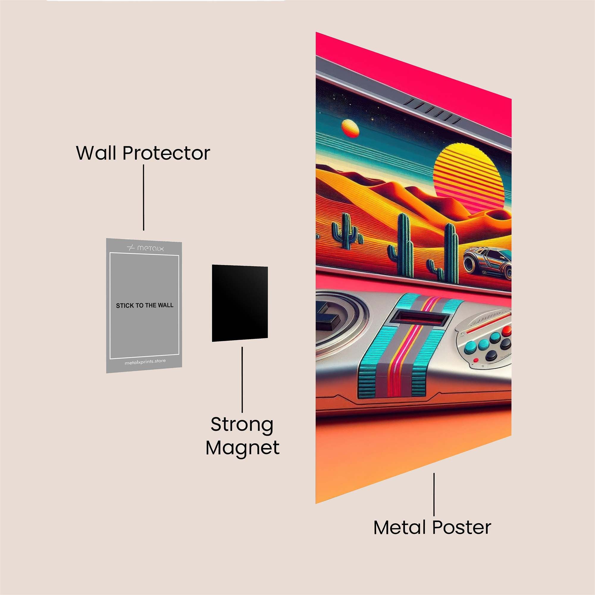 Desert Dreamscape Safe Wall Magnetic / M
