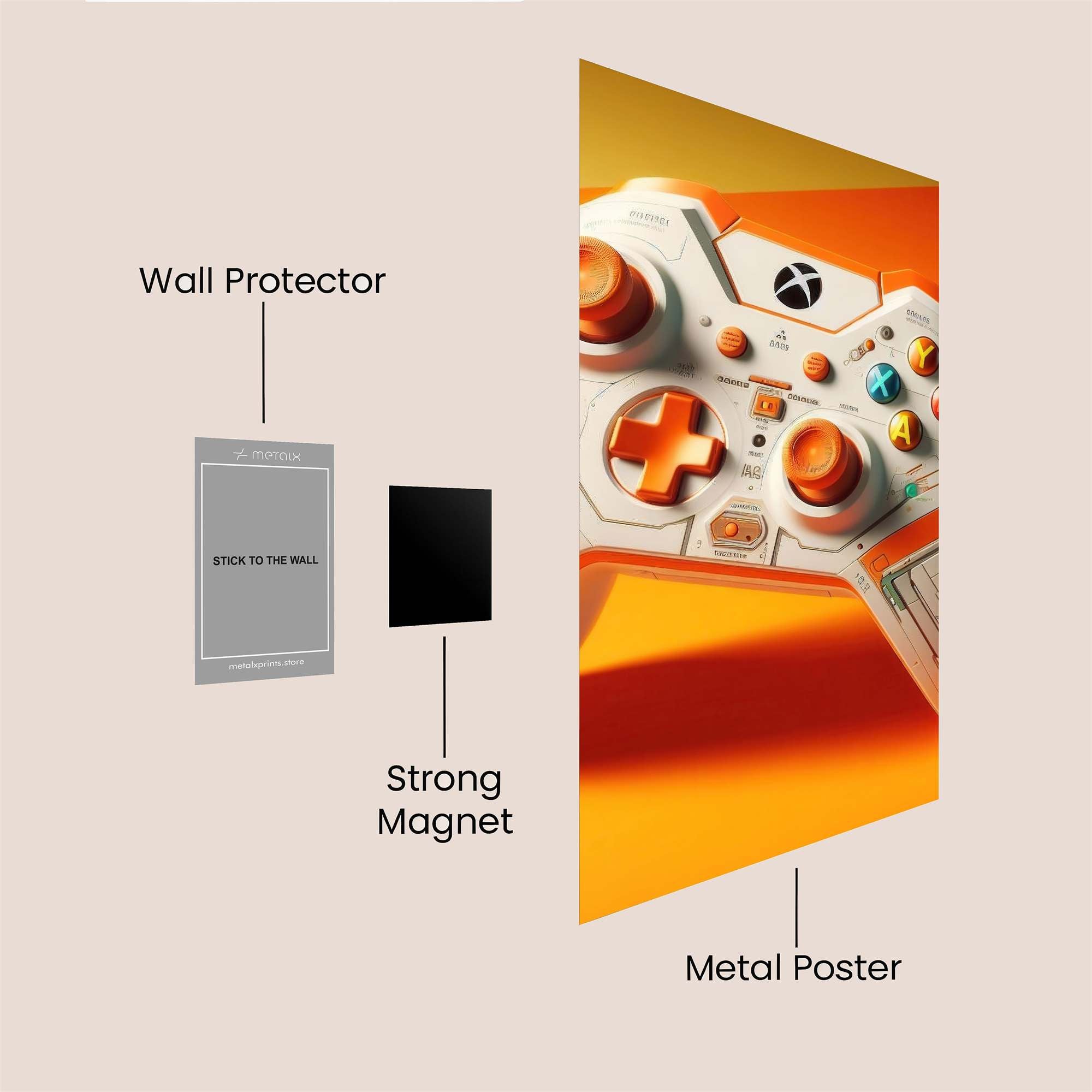 Xbox Galactic Safe Wall Magnetic / M