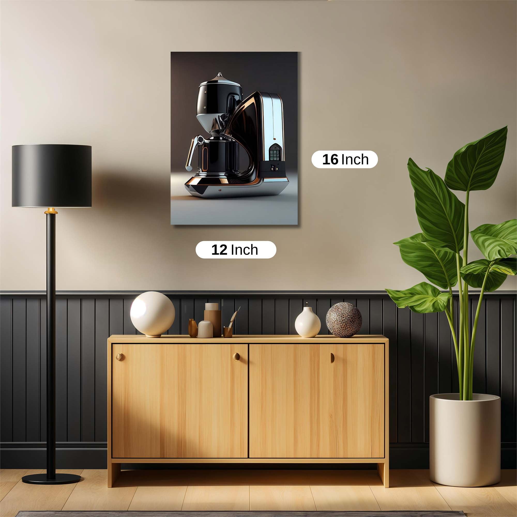 Espresso Elegance Safe Wall Magnetic / M