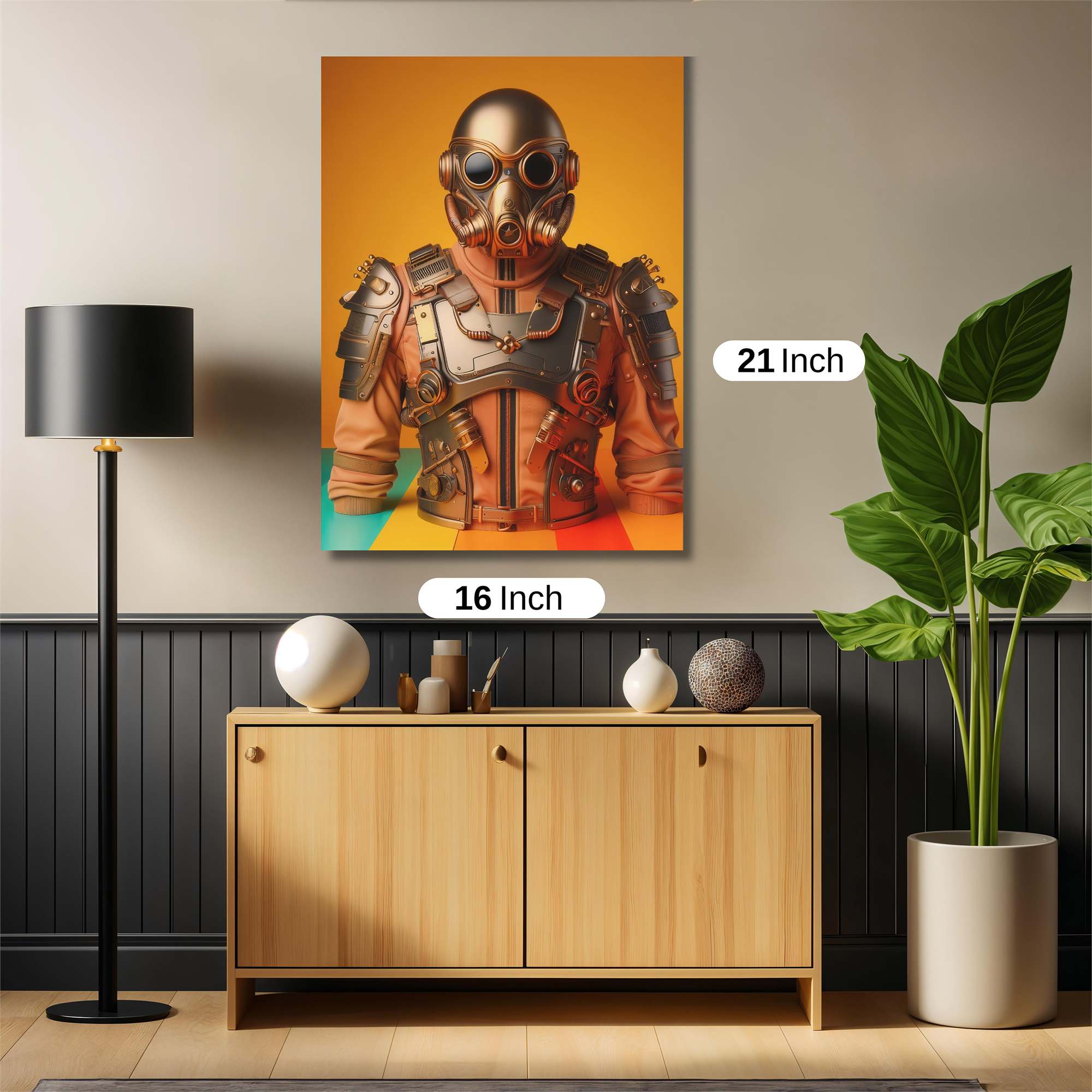 Steampunk Serenity Safe Wall Magnetic / M