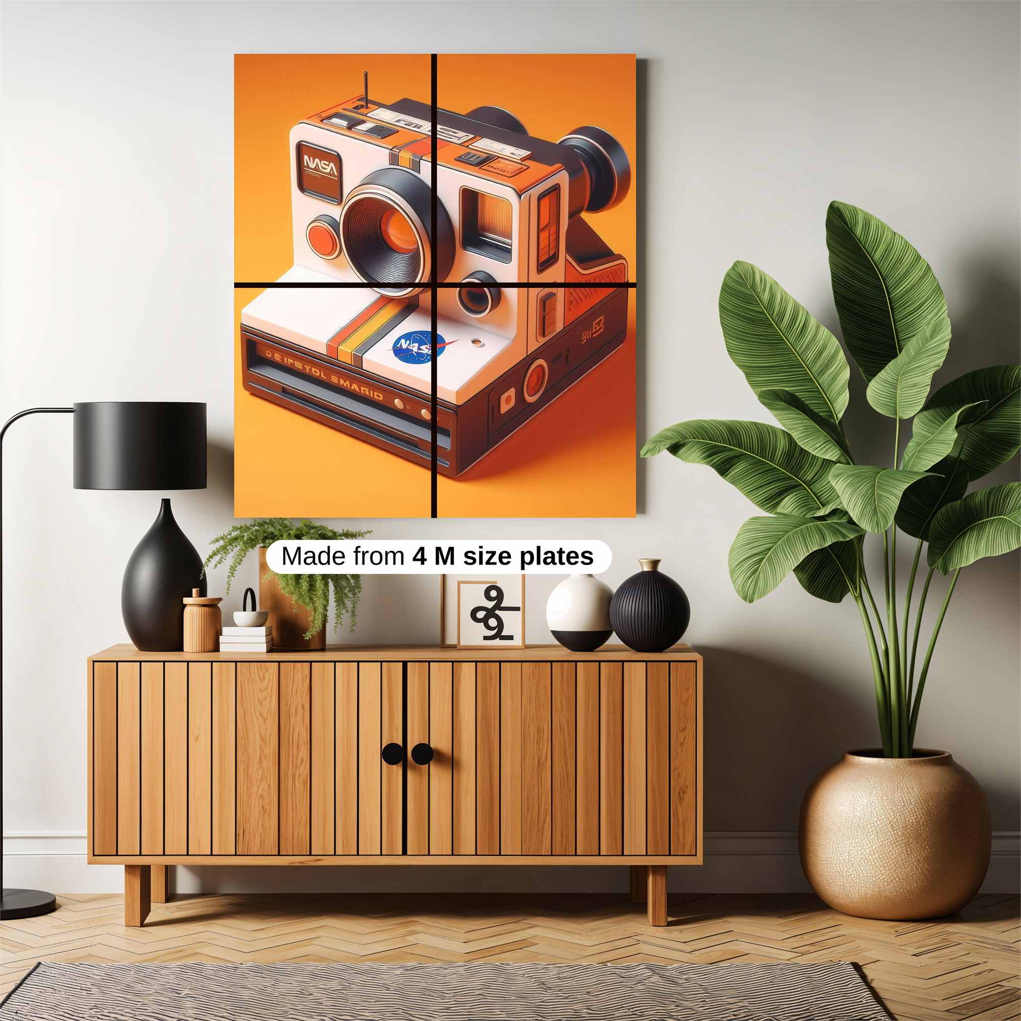 NASA Nostalgia Safe Wall Magnetic / M