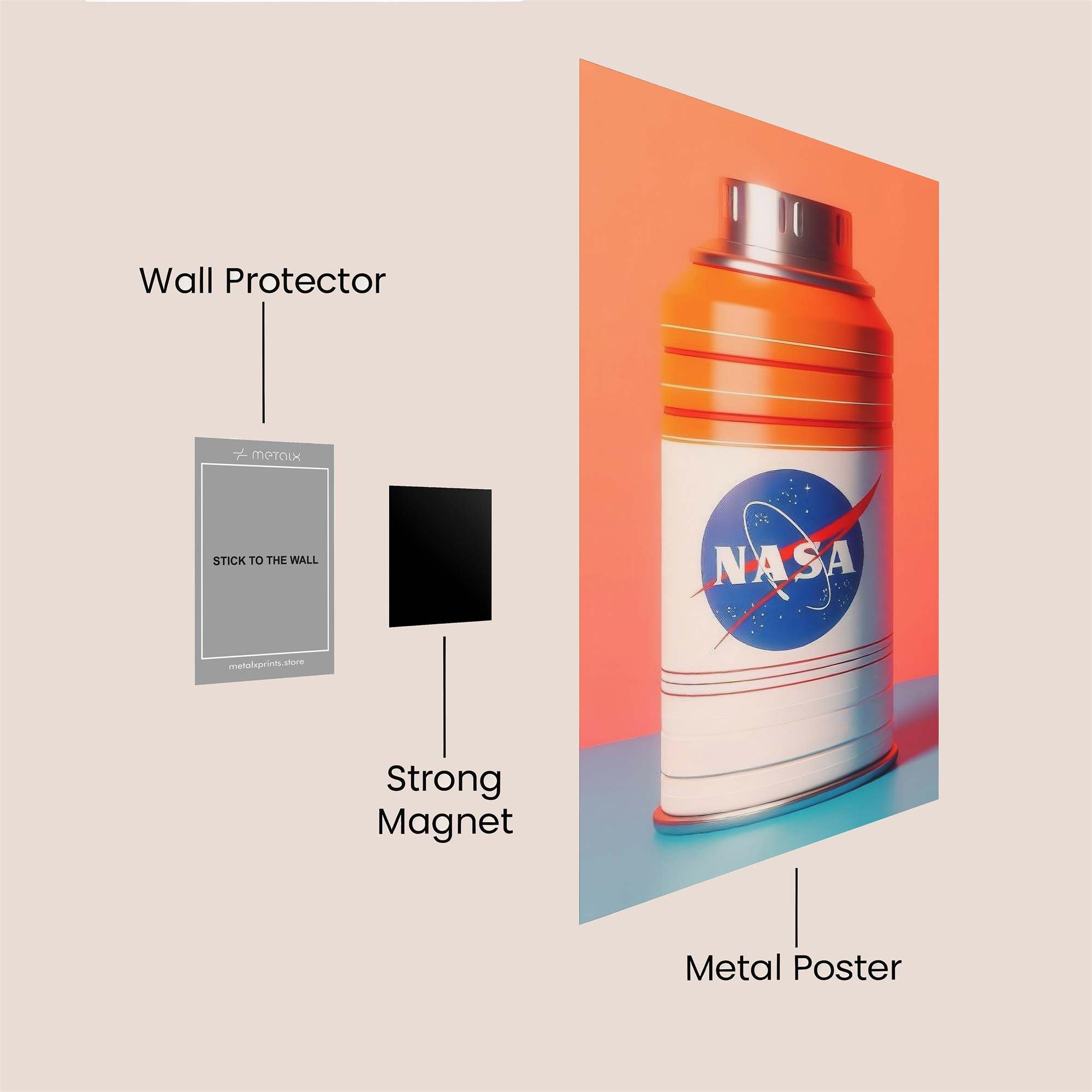 NASA Quest Safe Wall Magnetic / M