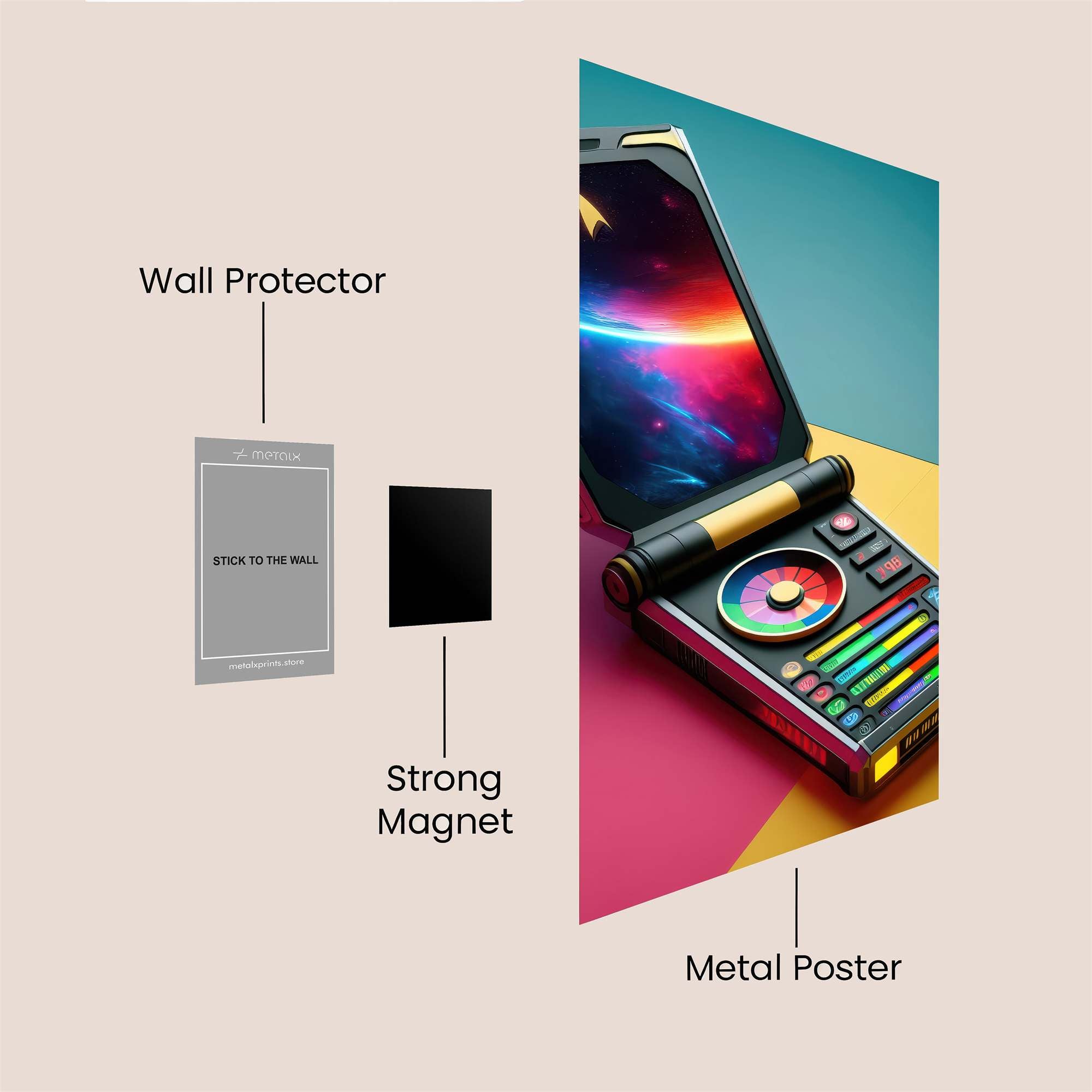 Tricorder Adventure Safe Wall Magnetic / M