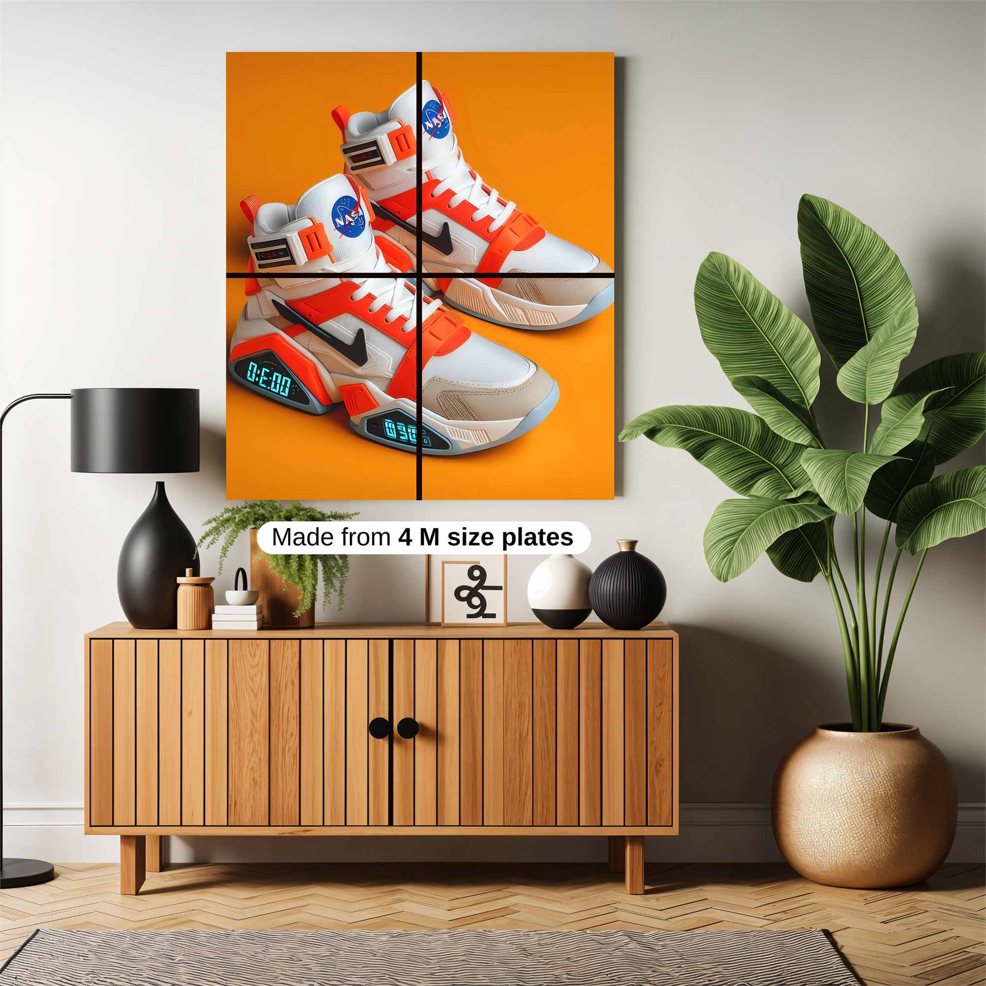 NASA Futuristic Safe Wall Magnetic / M