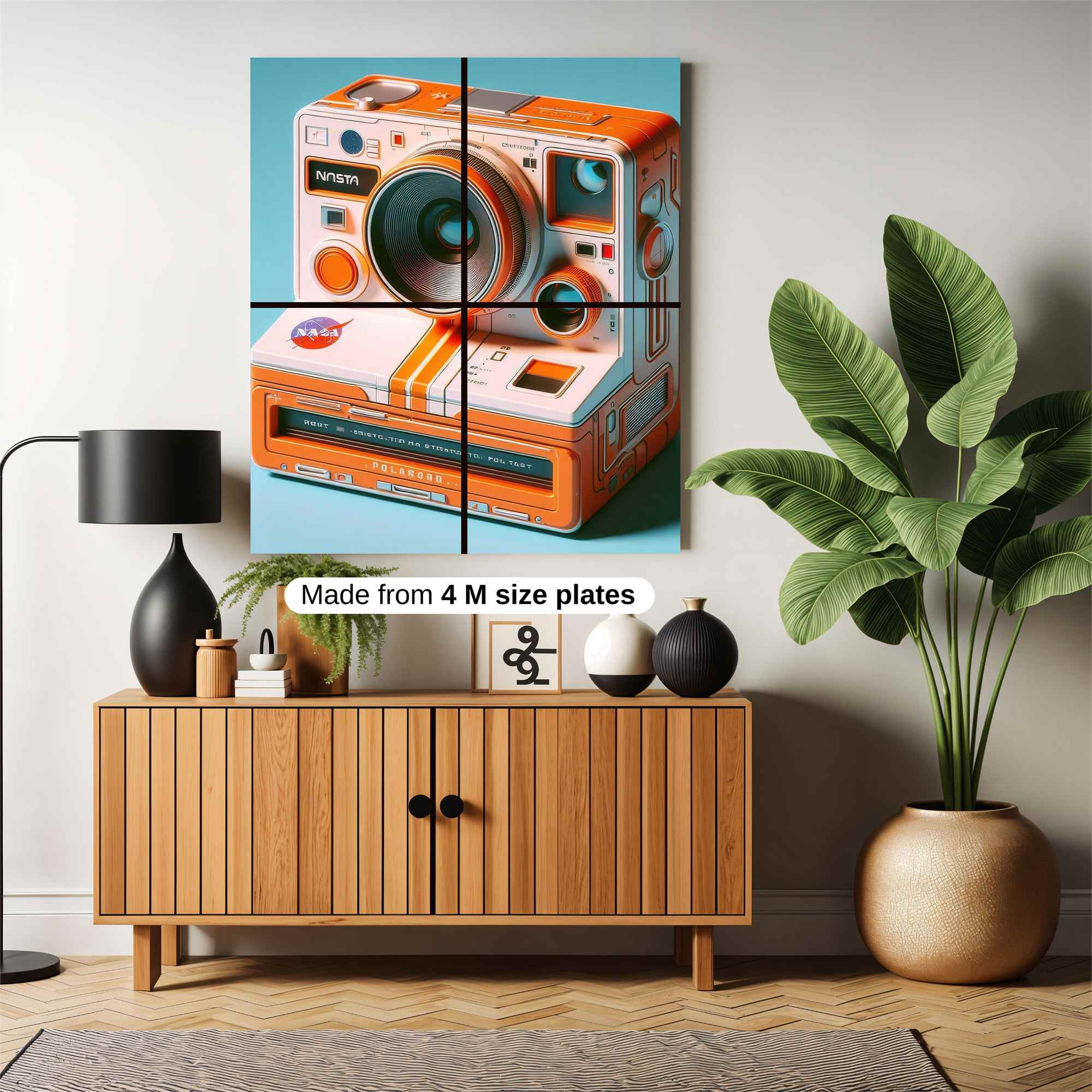 NASA Retro Safe Wall Magnetic / M