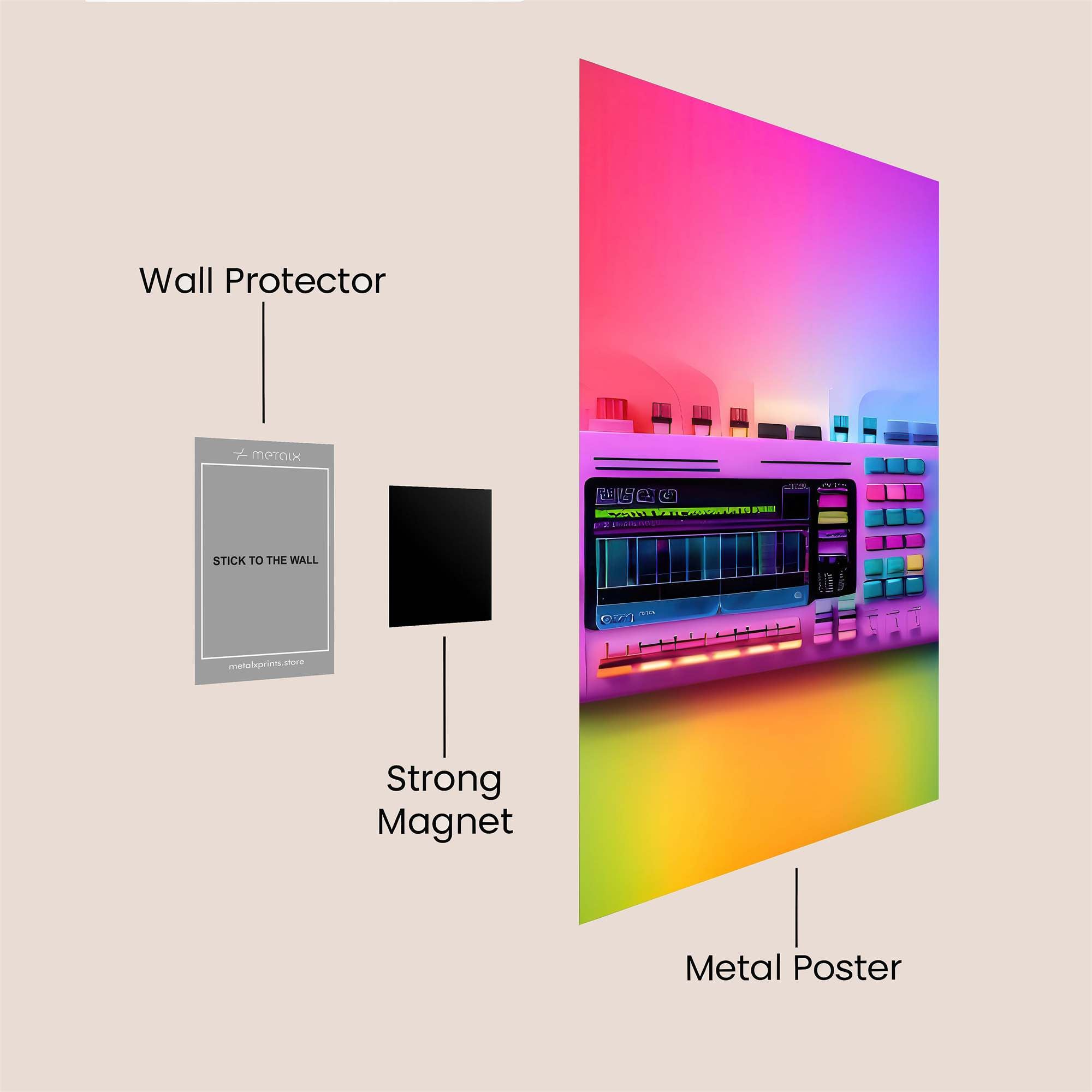 SynthVibe Safe Wall Magnetic / M
