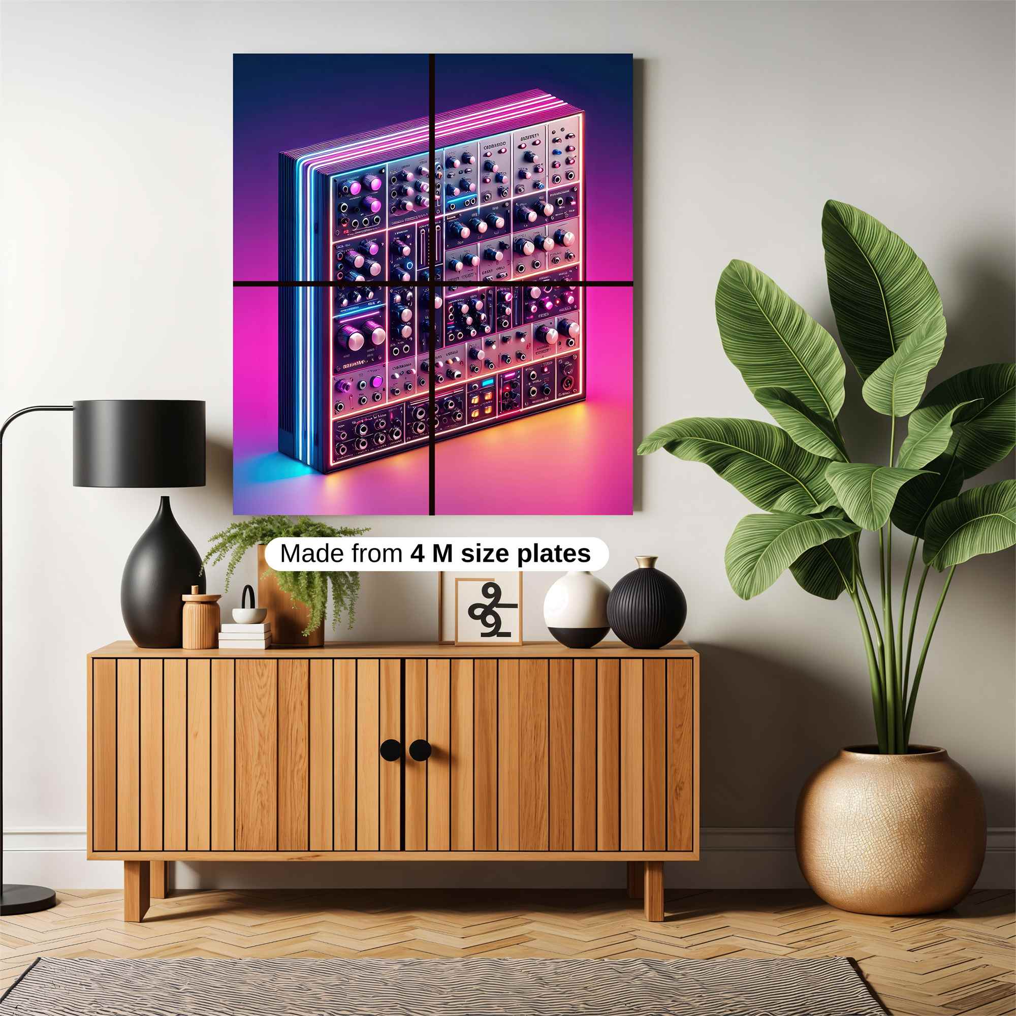 Synth Glow Safe Wall Magnetic / M