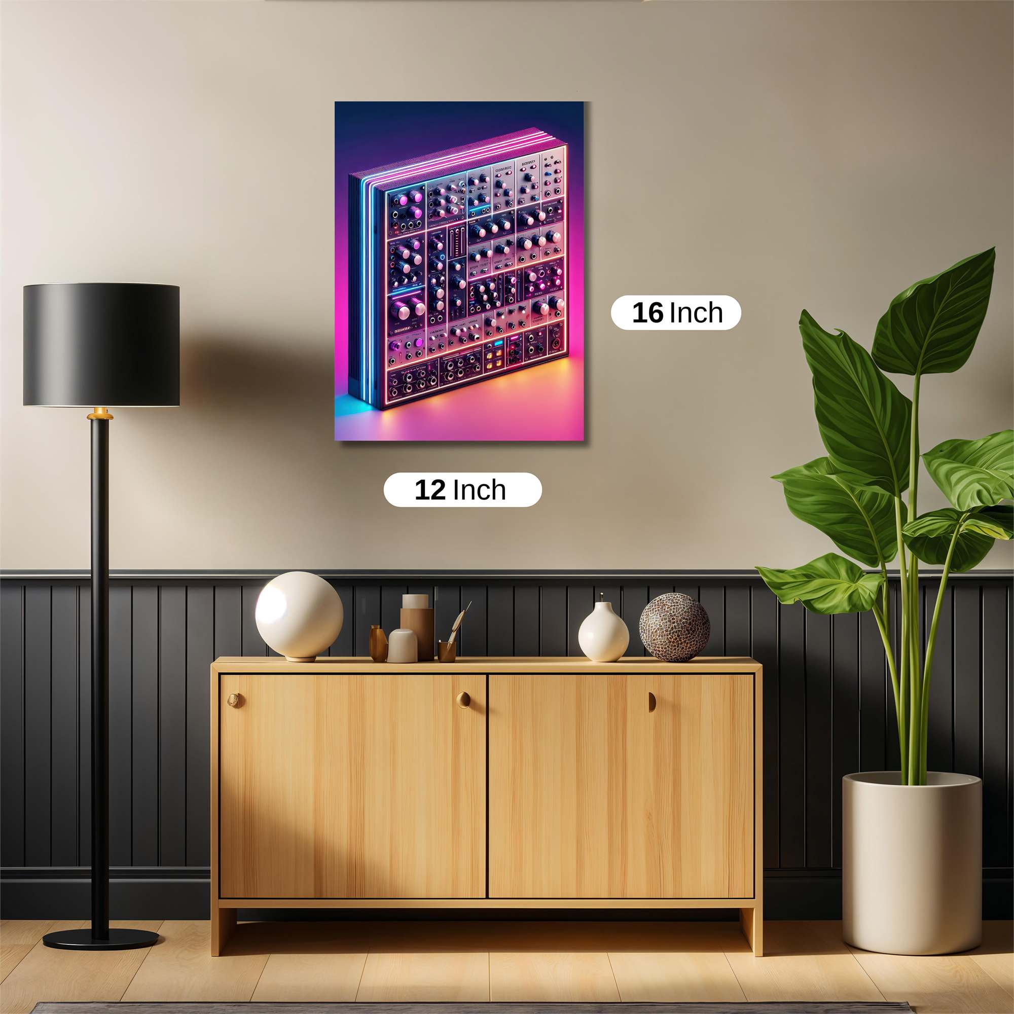 Synth Glow Safe Wall Magnetic / M
