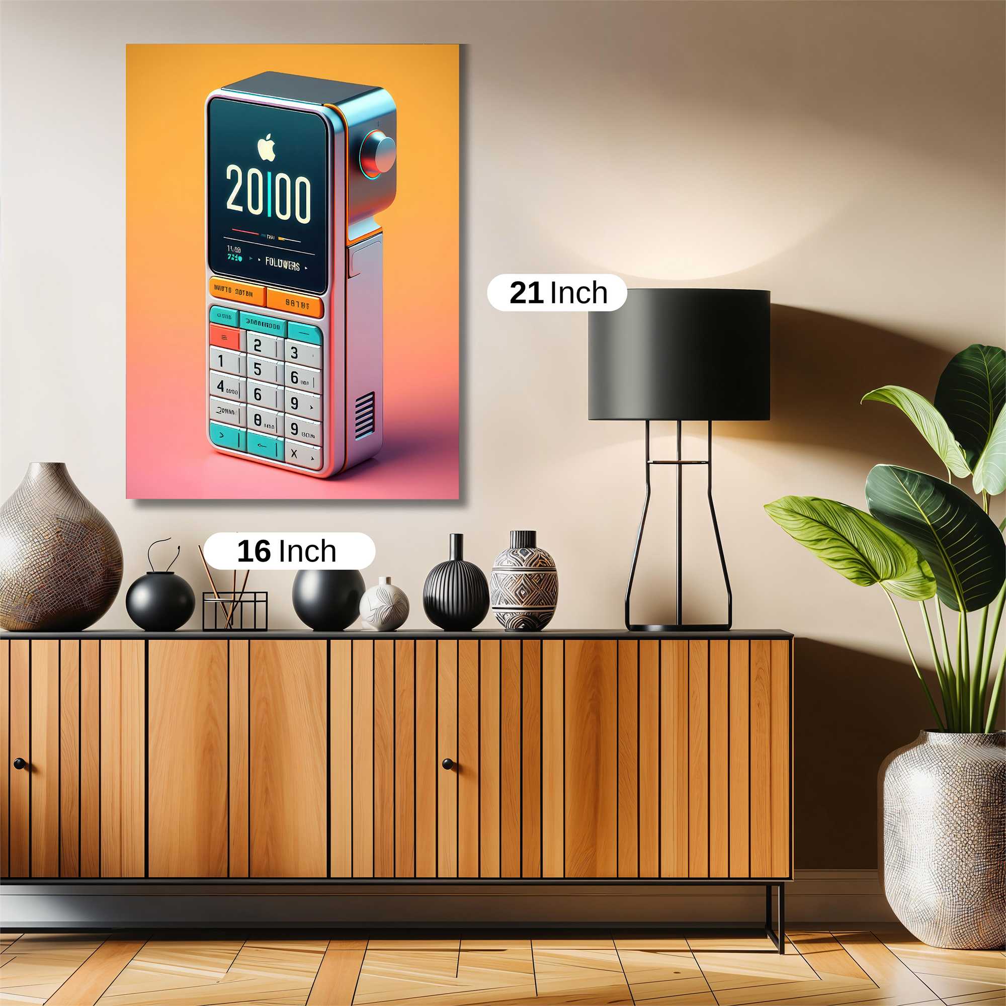 Apple Nostalgia Safe Wall Magnetic / M