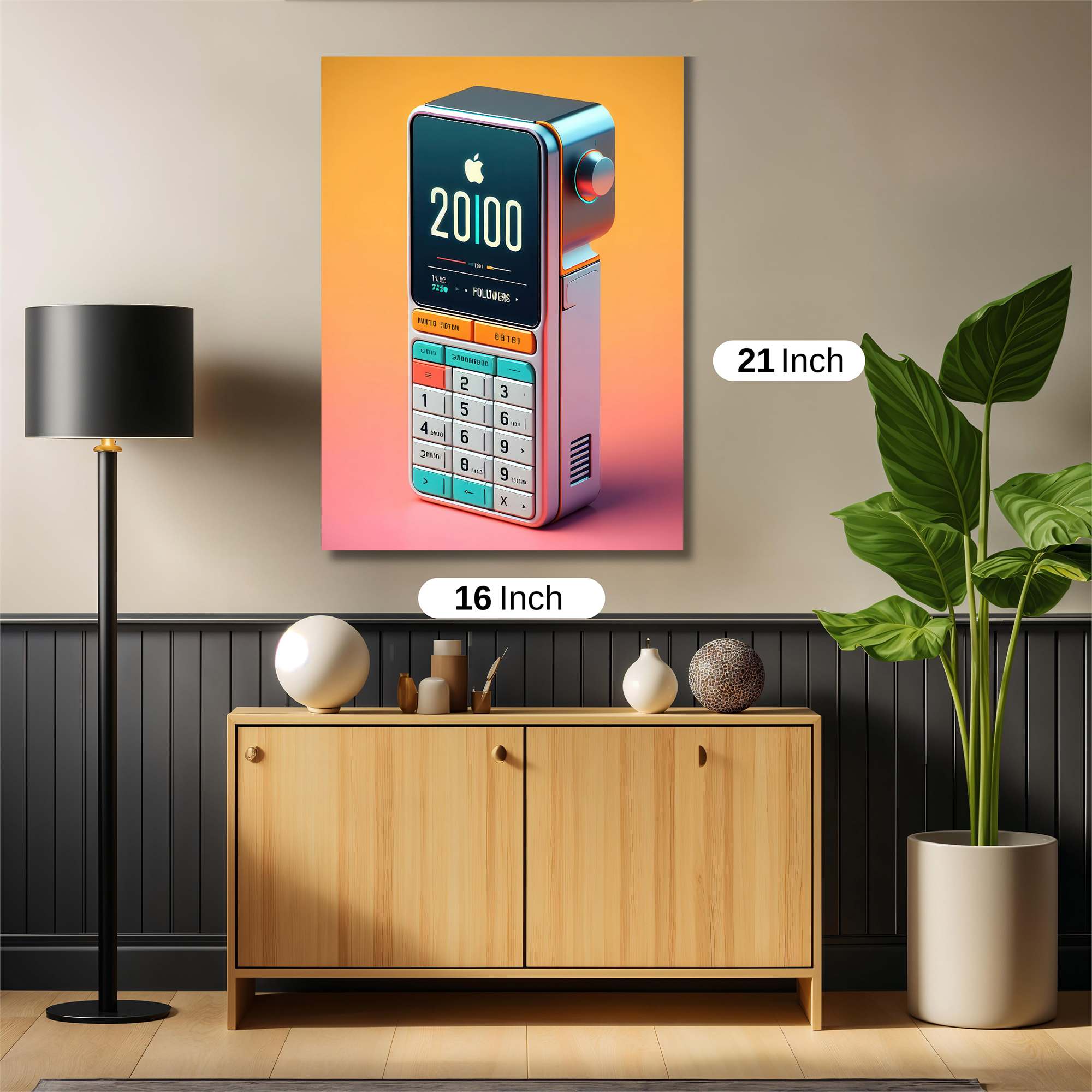 Apple Nostalgia Safe Wall Magnetic / M