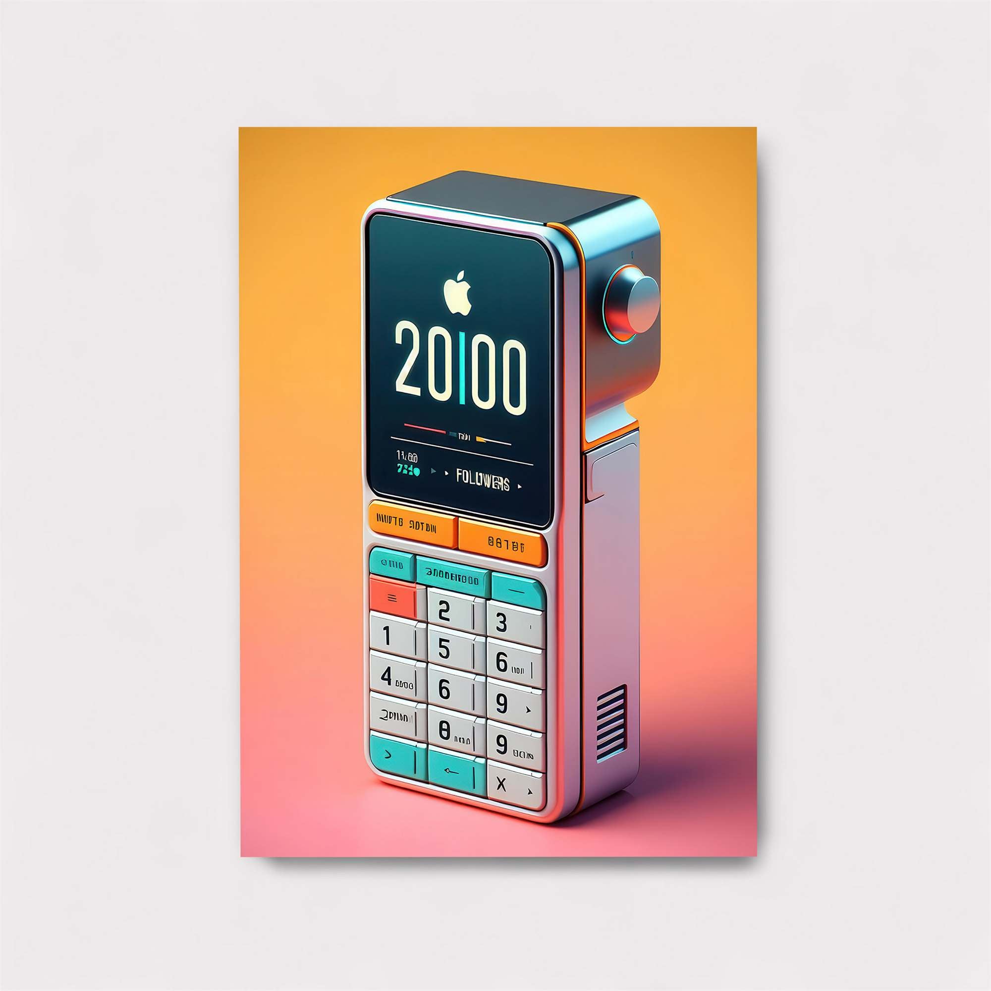 Apple Nostalgia Safe Wall Magnetic / M