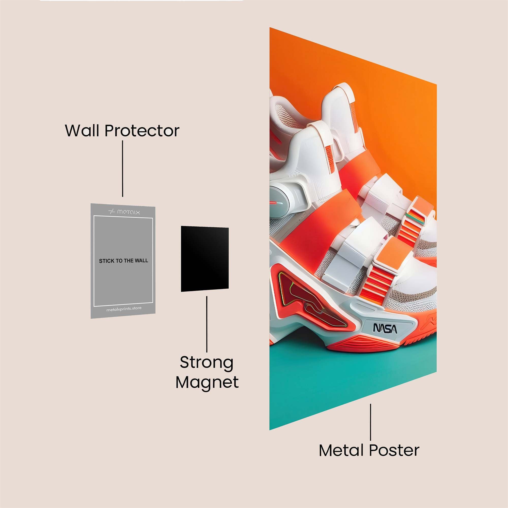 NASA Nova Safe Wall Magnetic / M