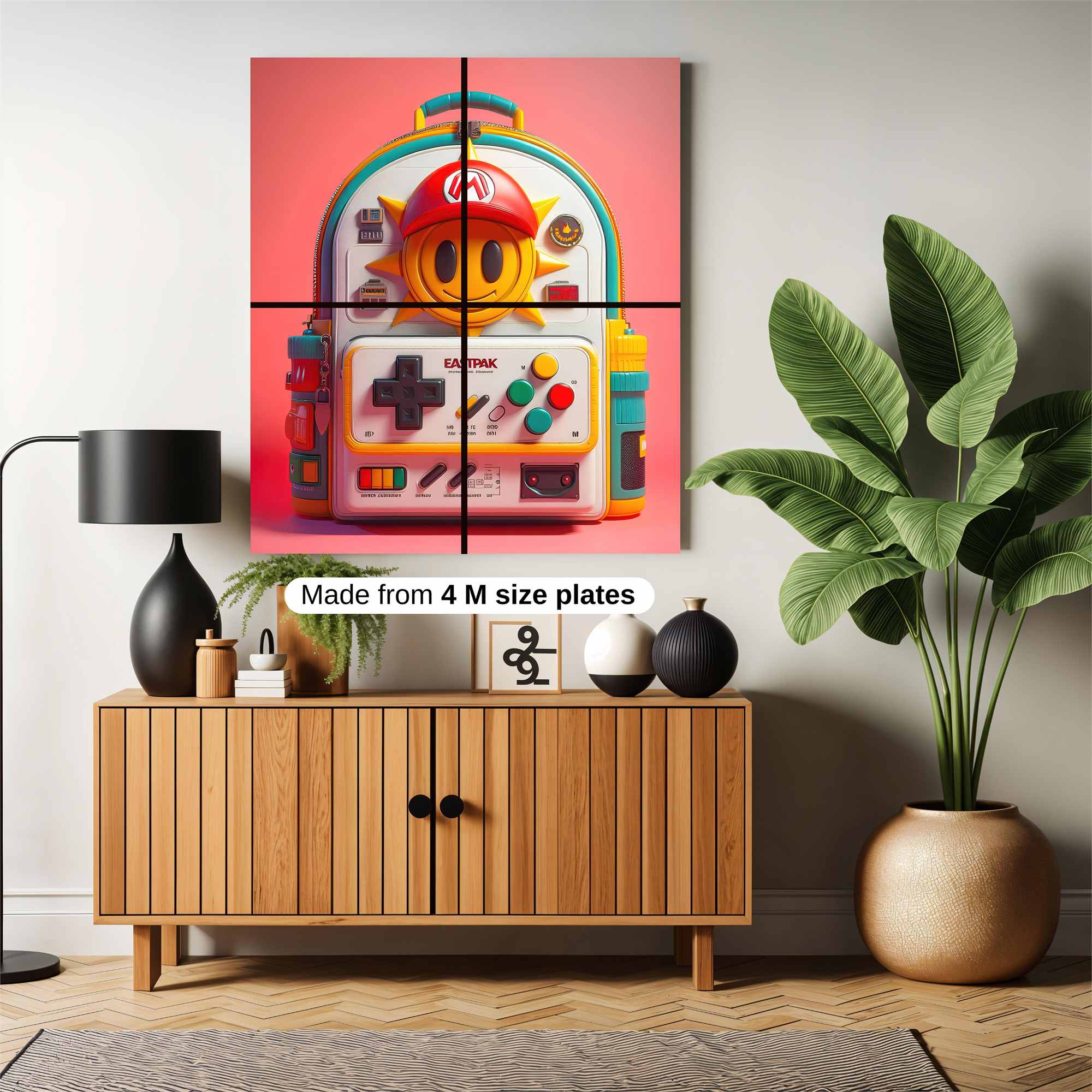 Mario Joyful Safe Wall Magnetic / M