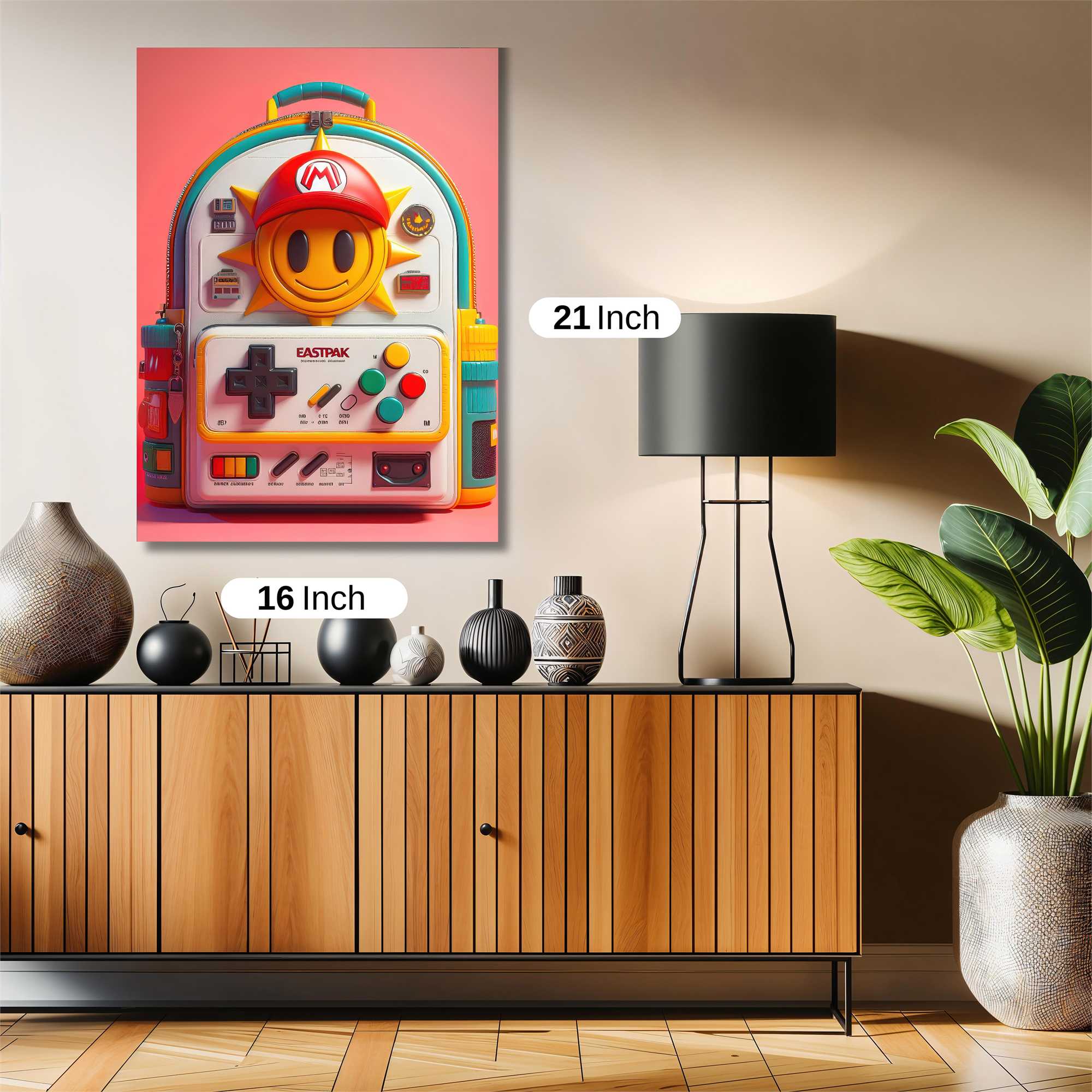 Mario Joyful Safe Wall Magnetic / M