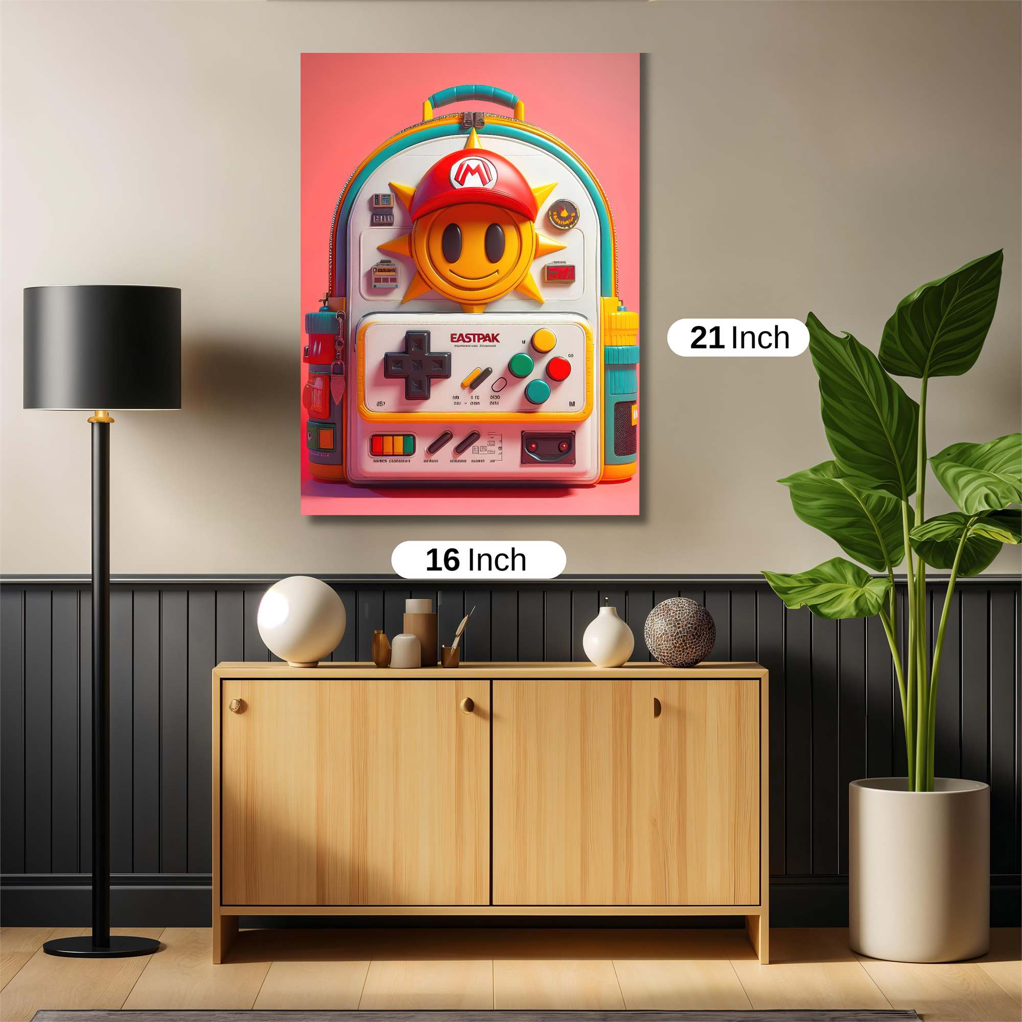 Mario Joyful Safe Wall Magnetic / M