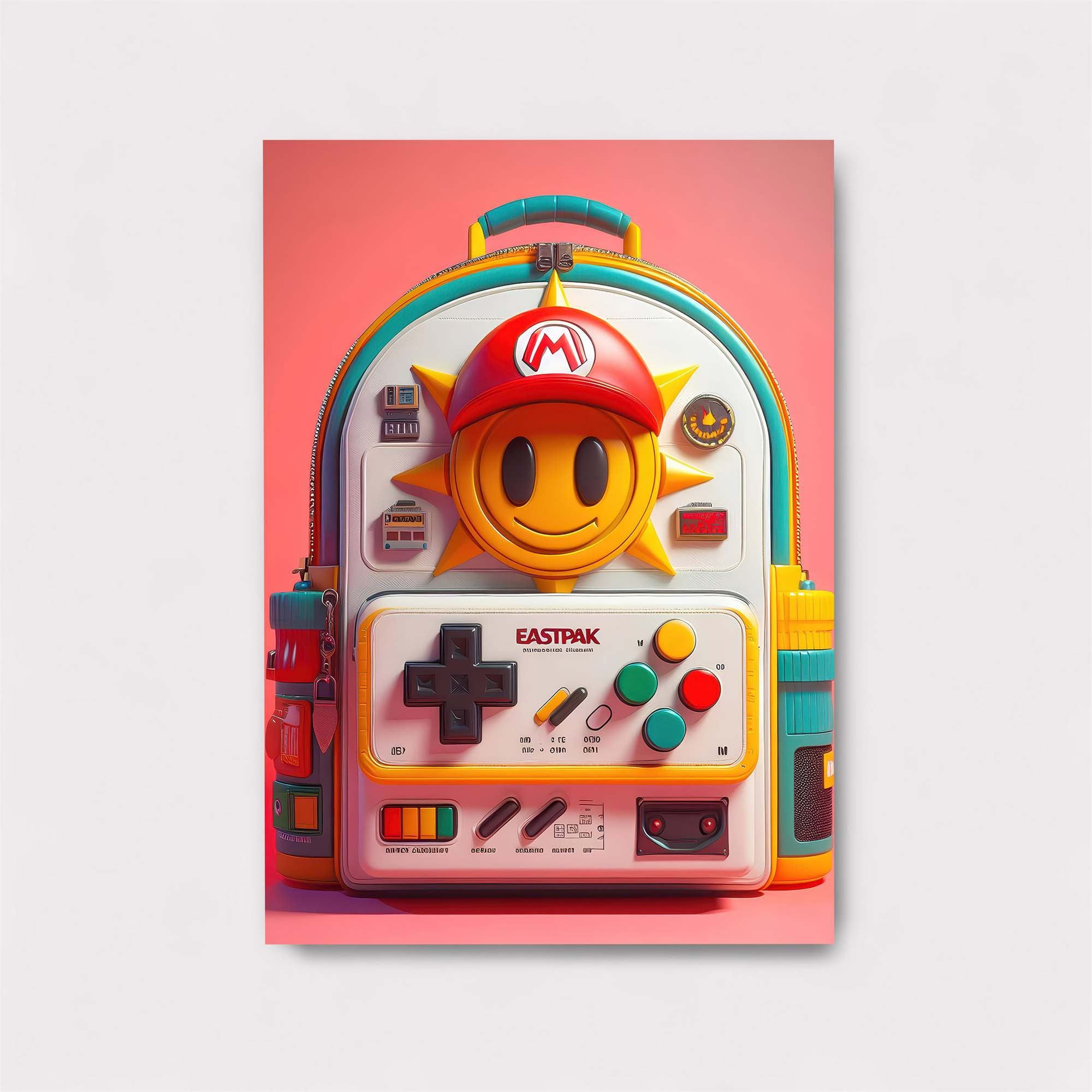 Mario Joyful Safe Wall Magnetic / M