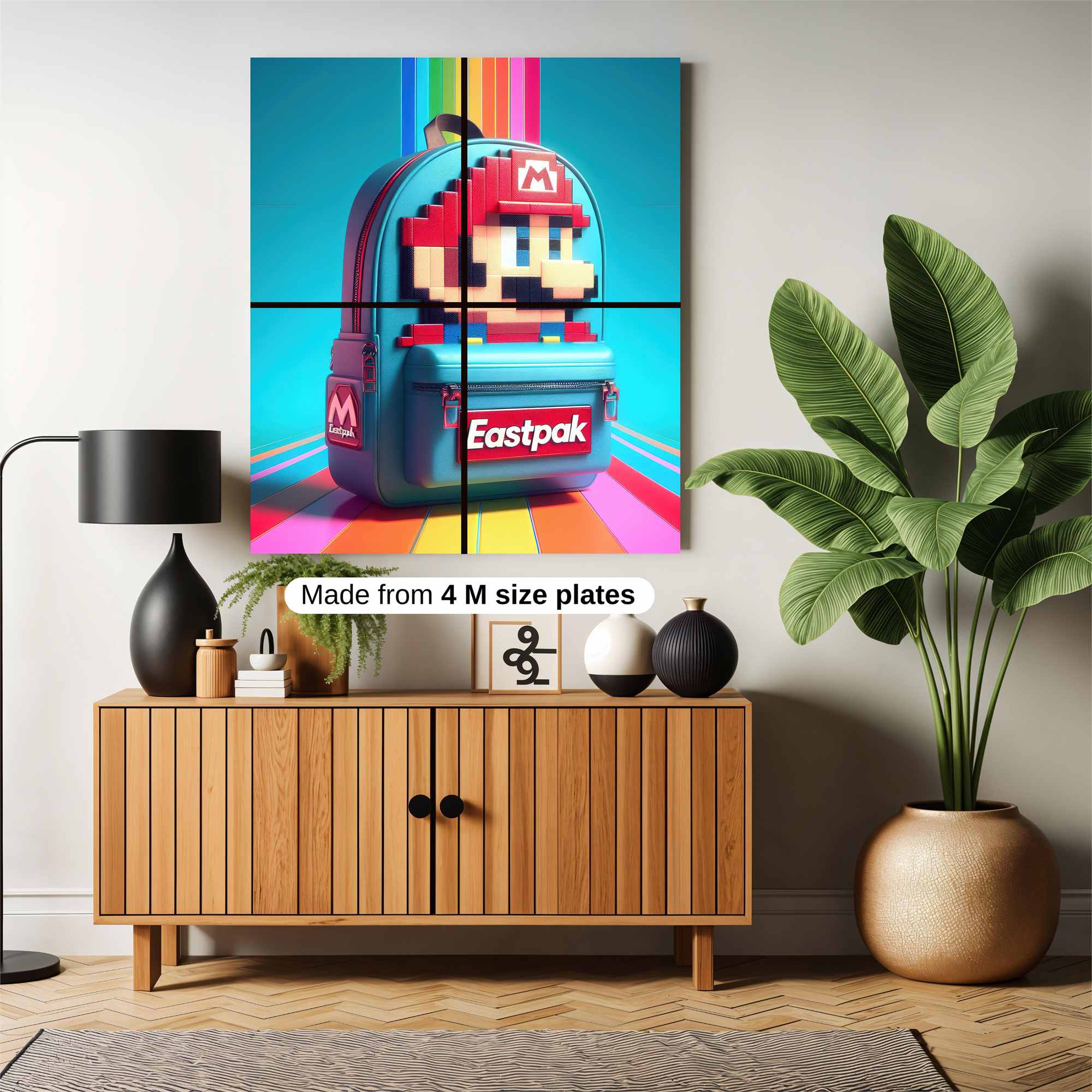 Mario Whimsy Safe Wall Magnetic / M