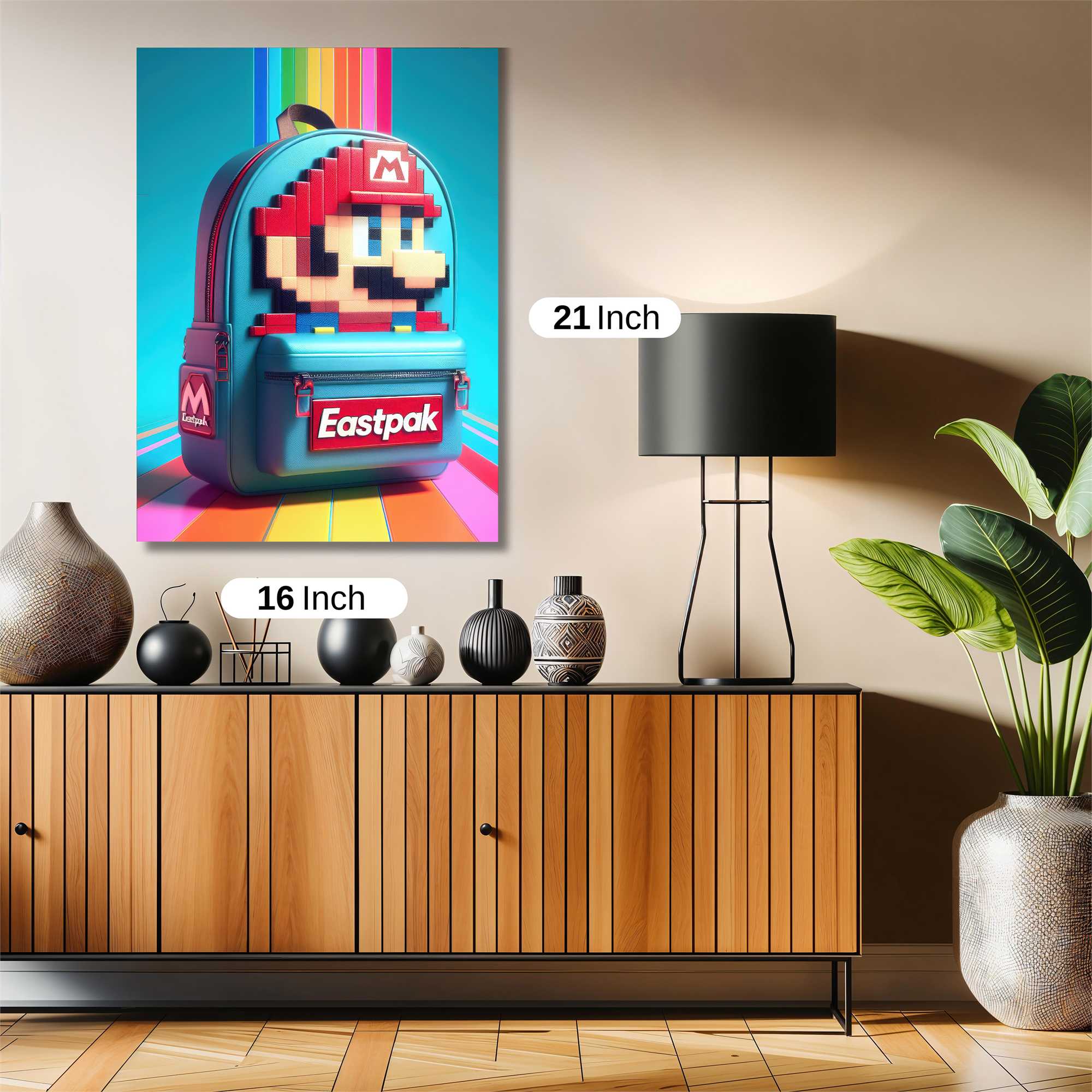 Mario Whimsy Safe Wall Magnetic / M