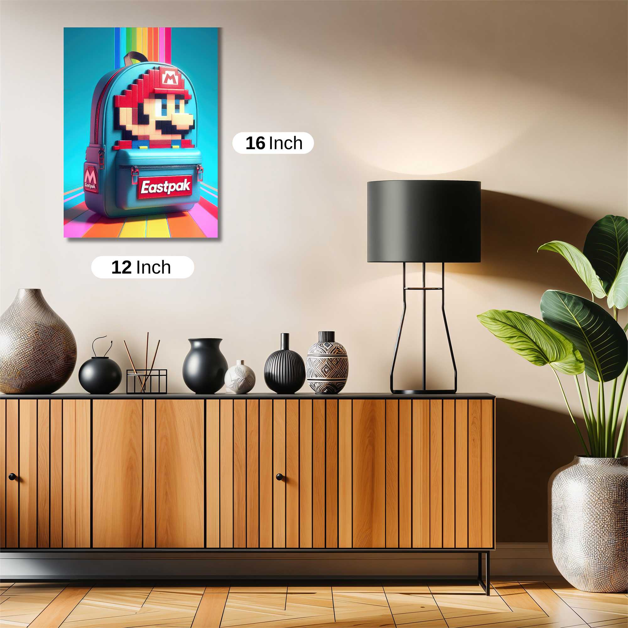 Mario Whimsy Safe Wall Magnetic / M
