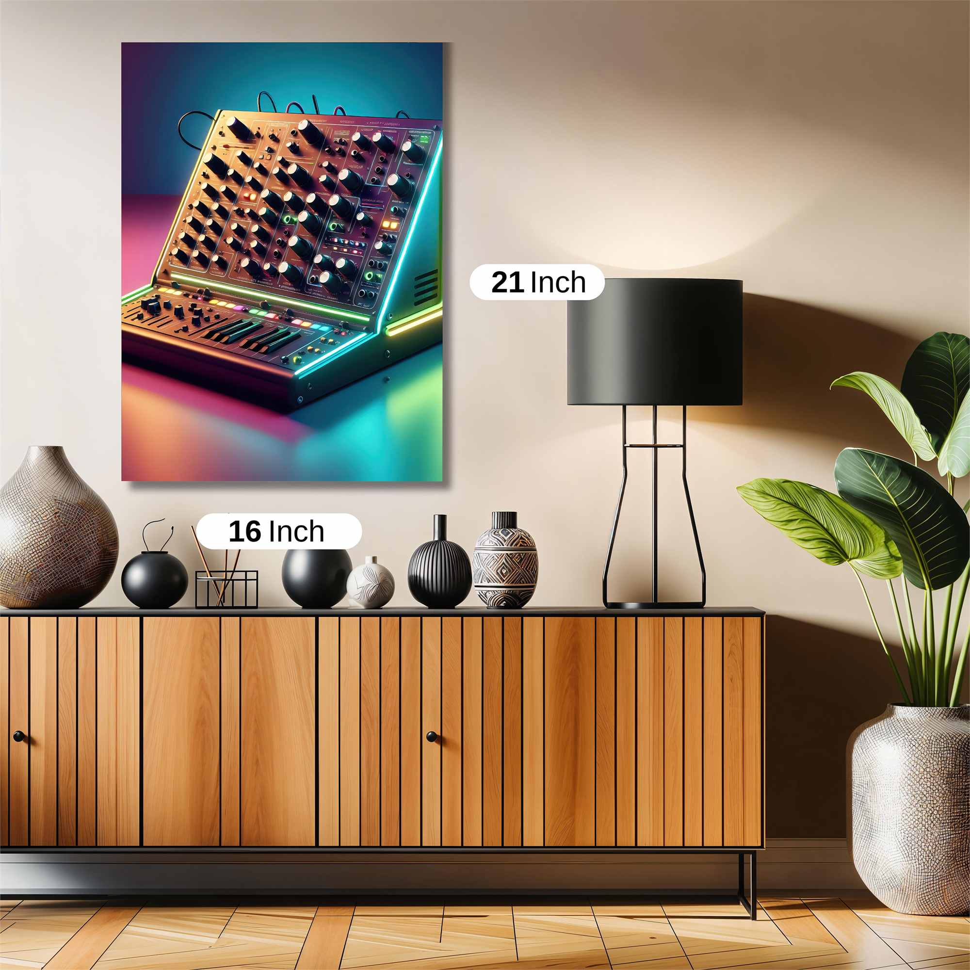Synthesizer Glow Safe Wall Magnetic / M