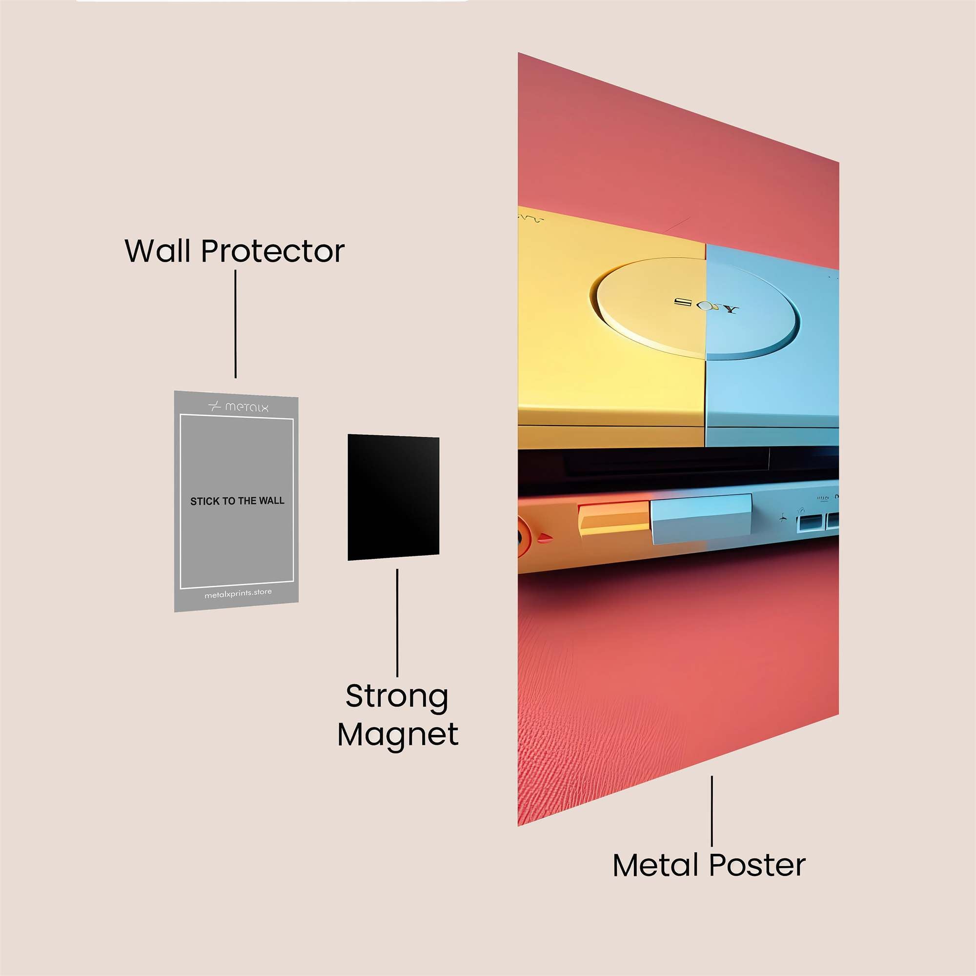 Sony Split Safe Wall Magnetic / M