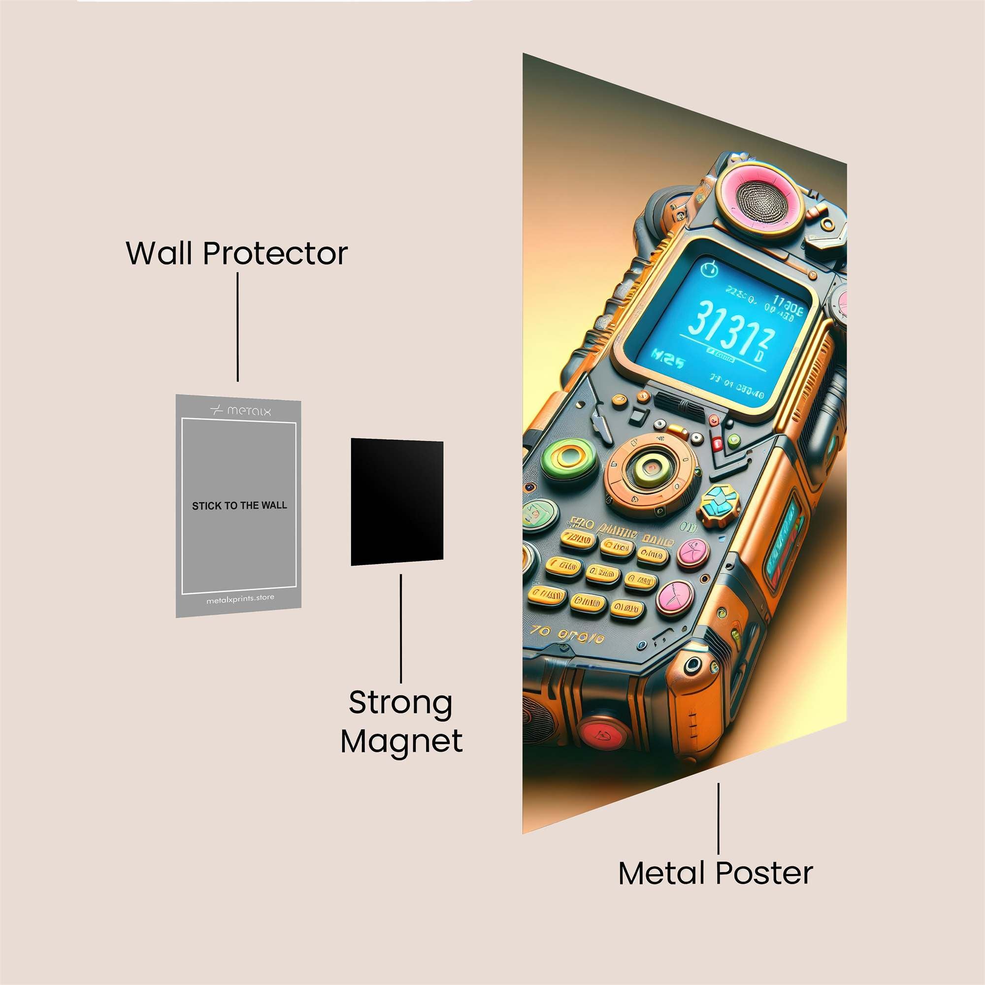 Gadget Euphoria Safe Wall Magnetic / M