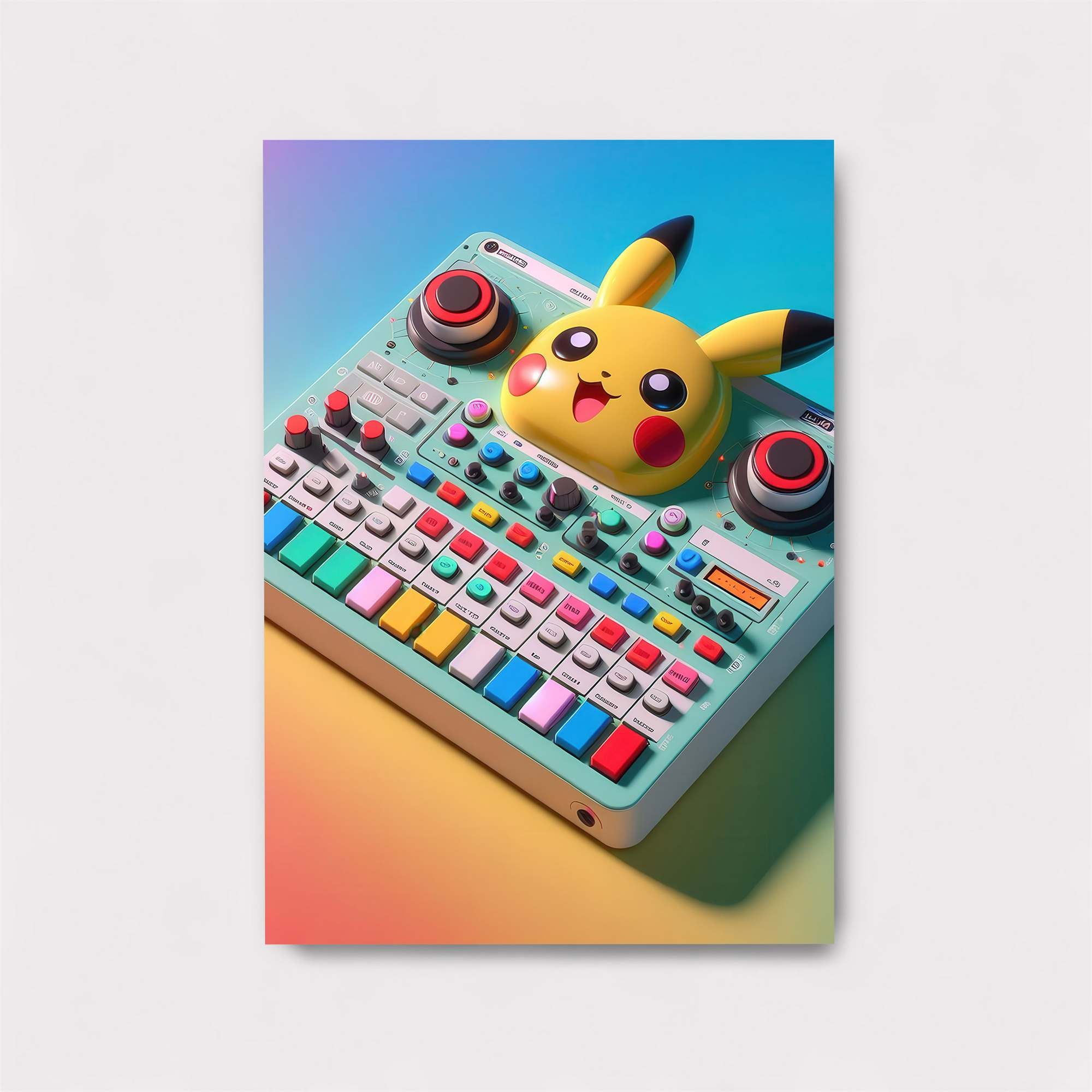 Pikachu Party Safe Wall Magnetic / M