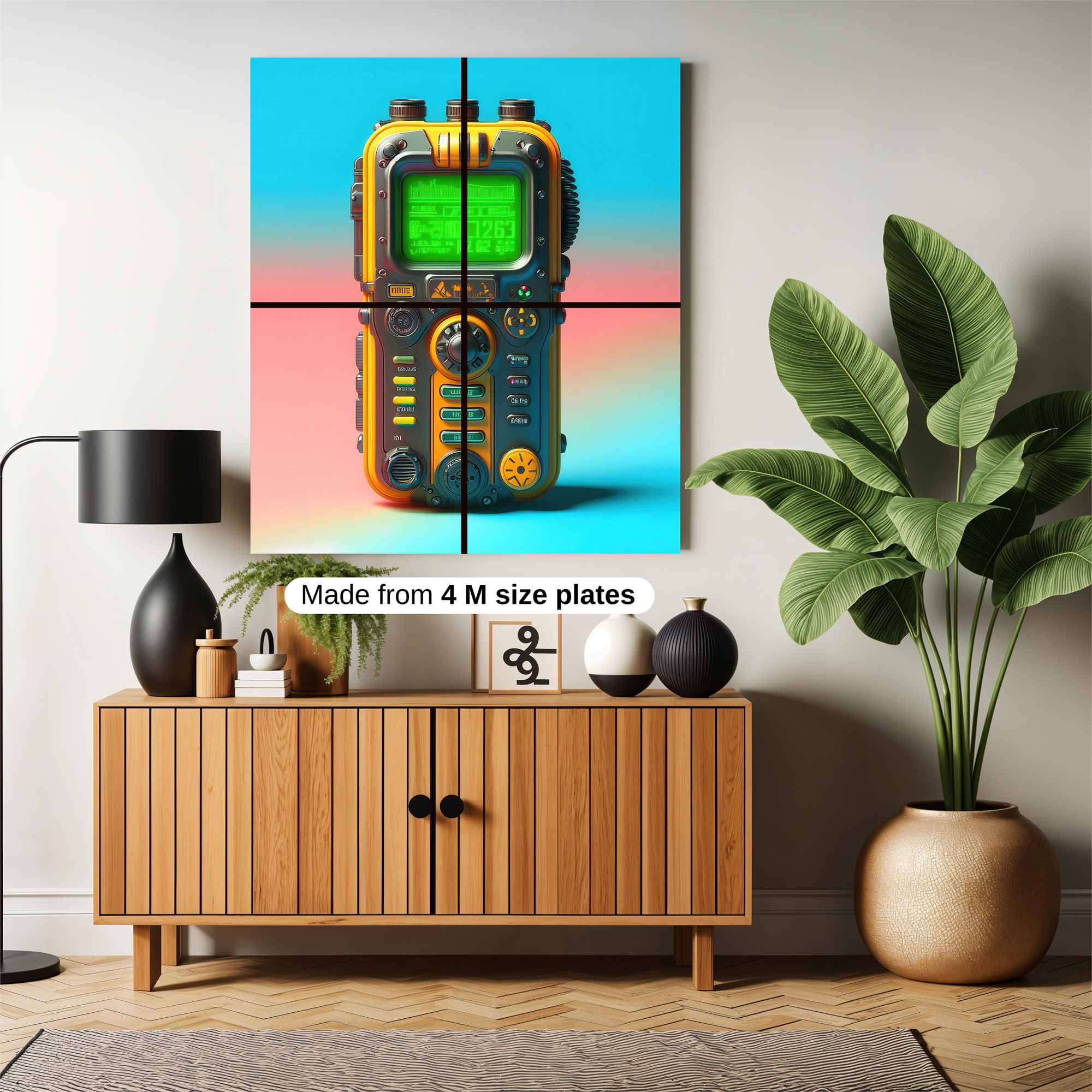 Pip-Boy Vibrant Safe Wall Magnetic / M