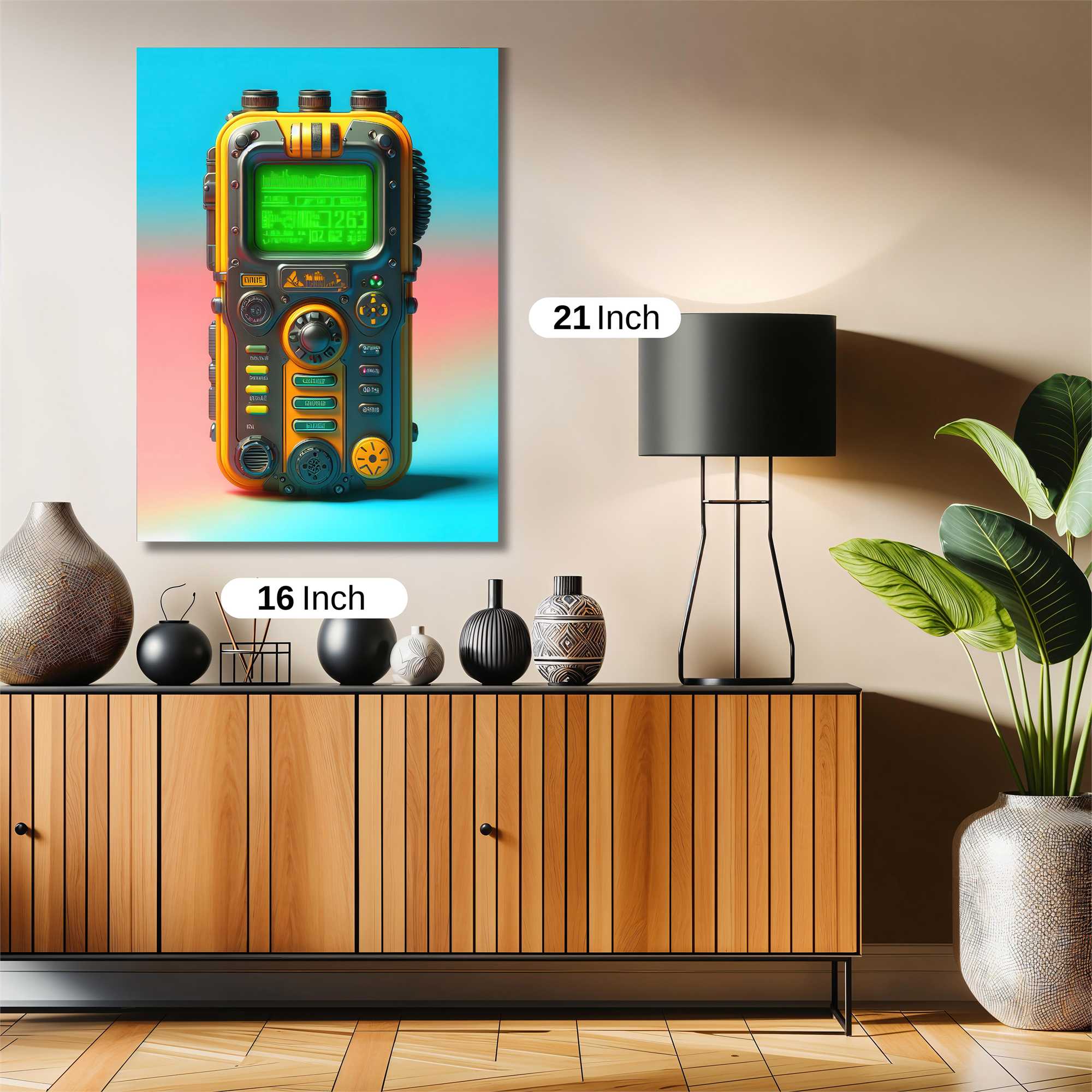 Pip-Boy Vibrant Safe Wall Magnetic / M
