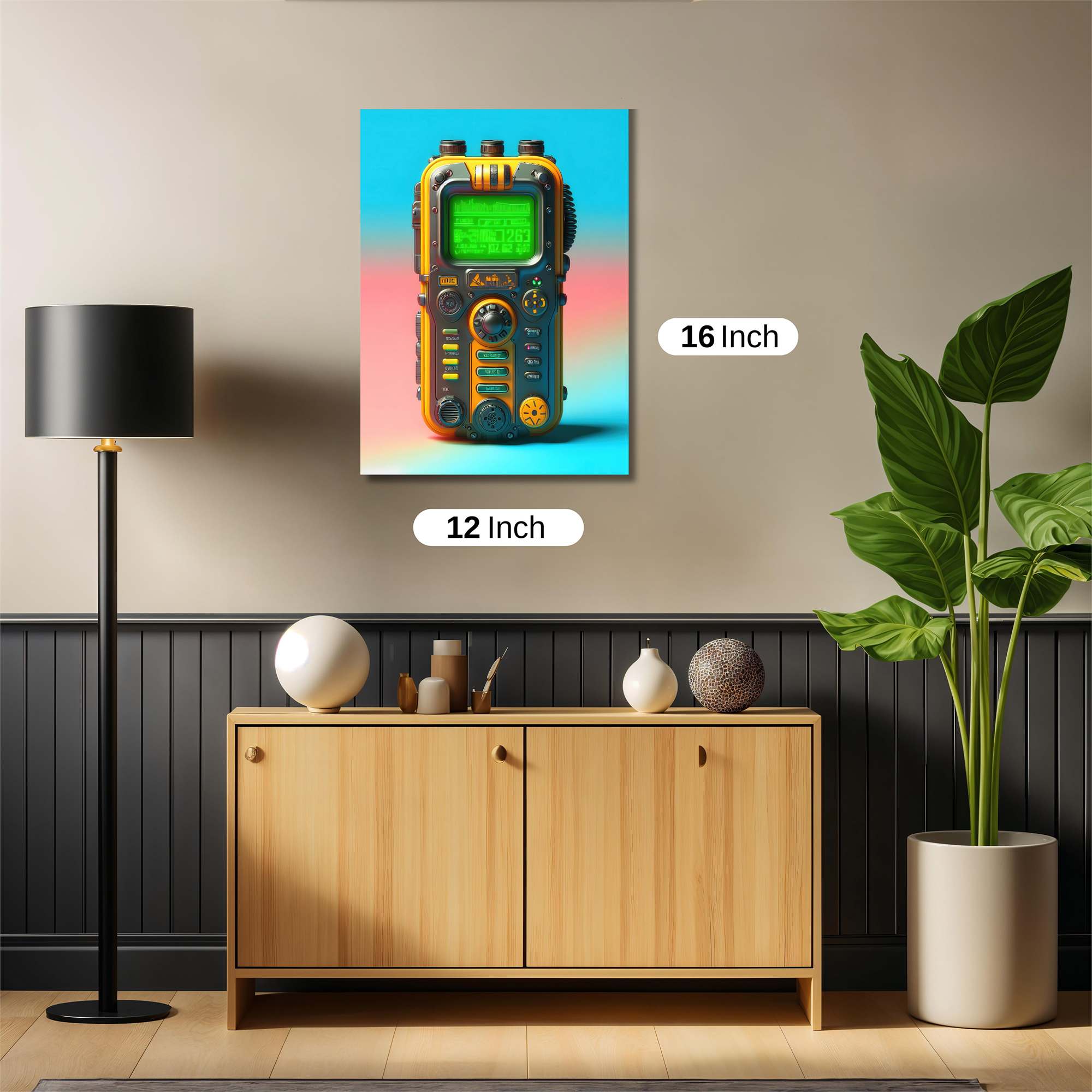 Pip-Boy Vibrant Safe Wall Magnetic / M