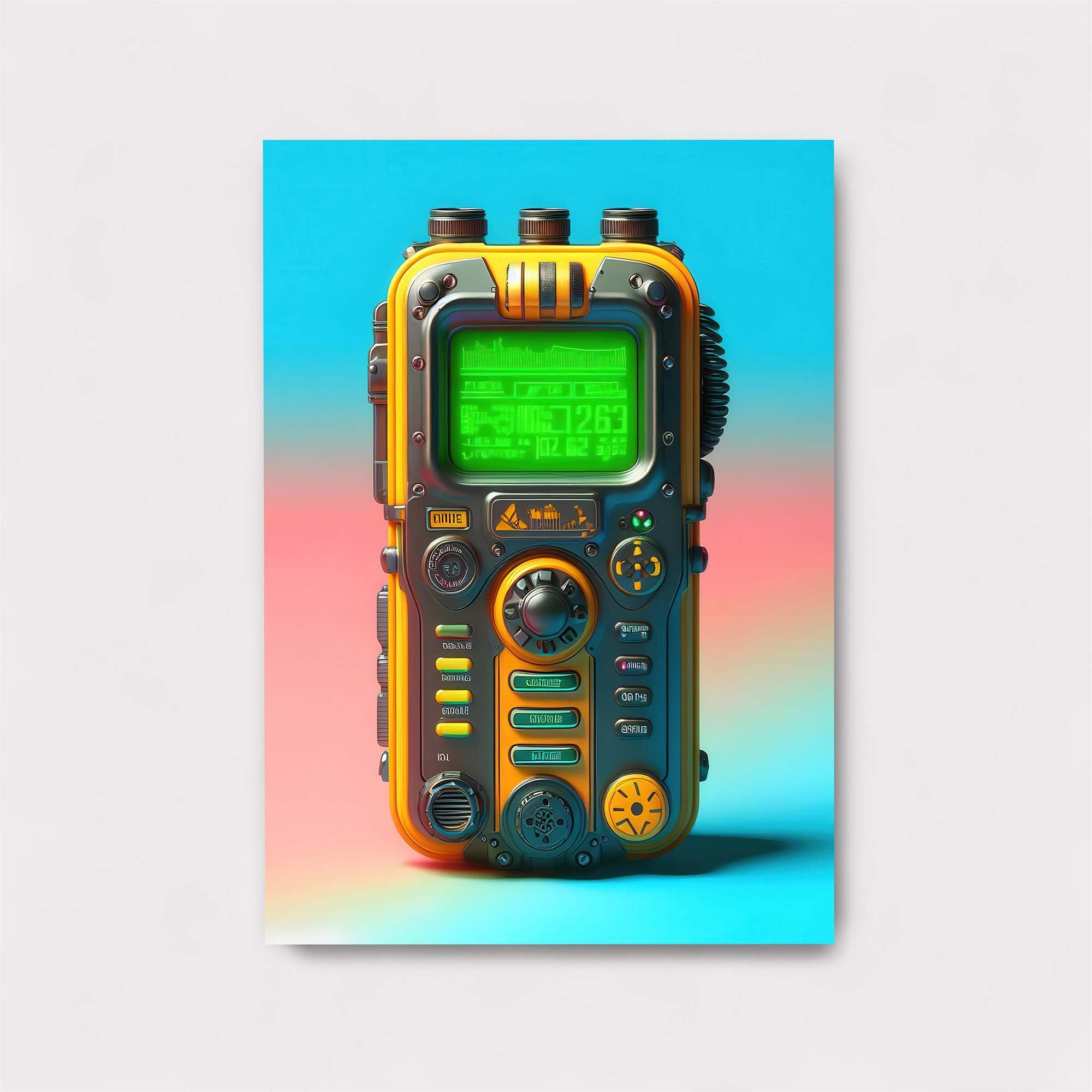 Pip-Boy Vibrant Safe Wall Magnetic / M