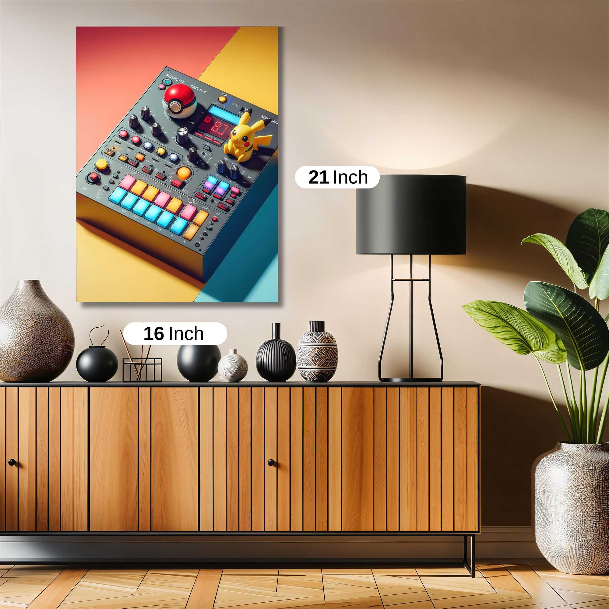 Pikachu Beats Safe Wall Magnetic / M