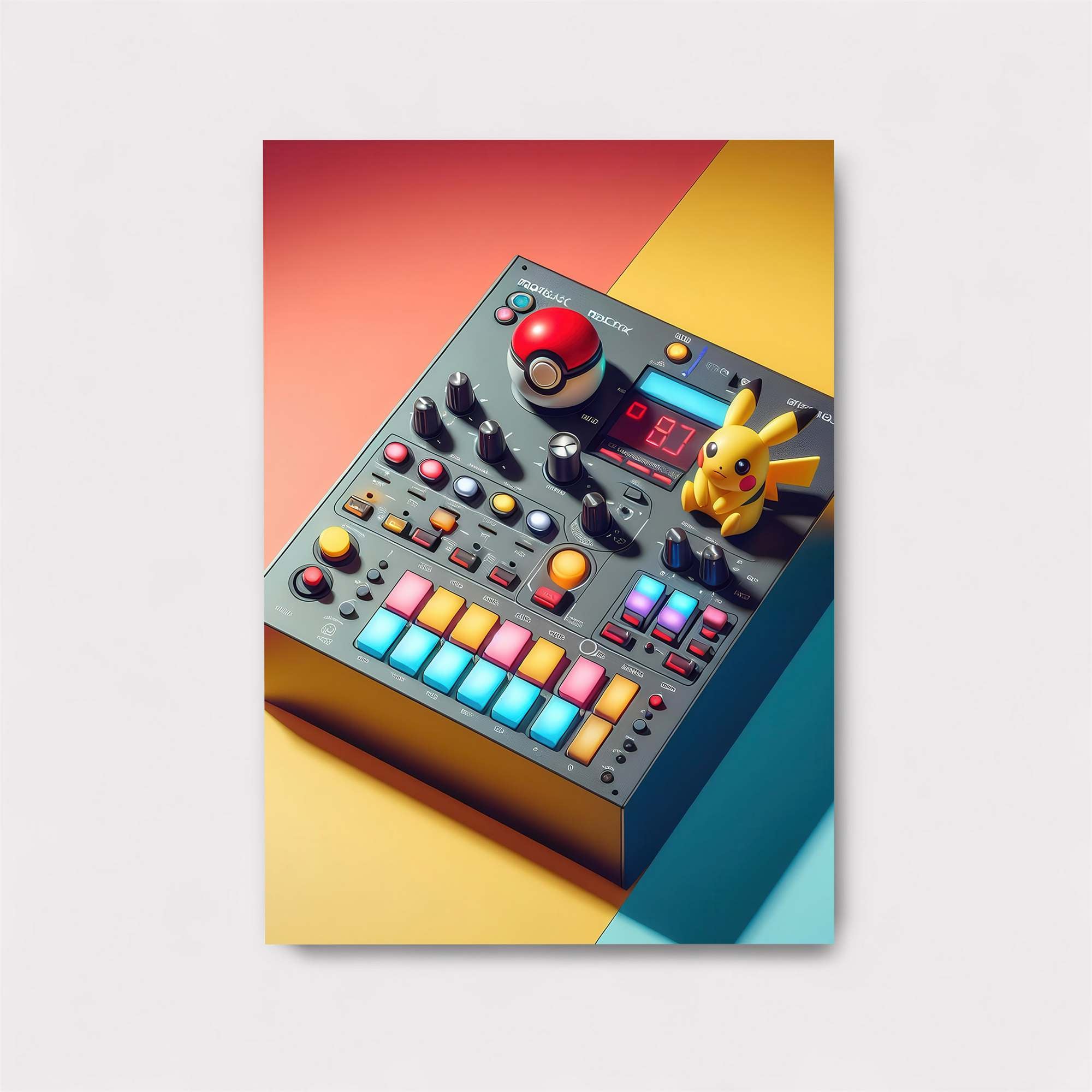 Pikachu Beats Safe Wall Magnetic / M