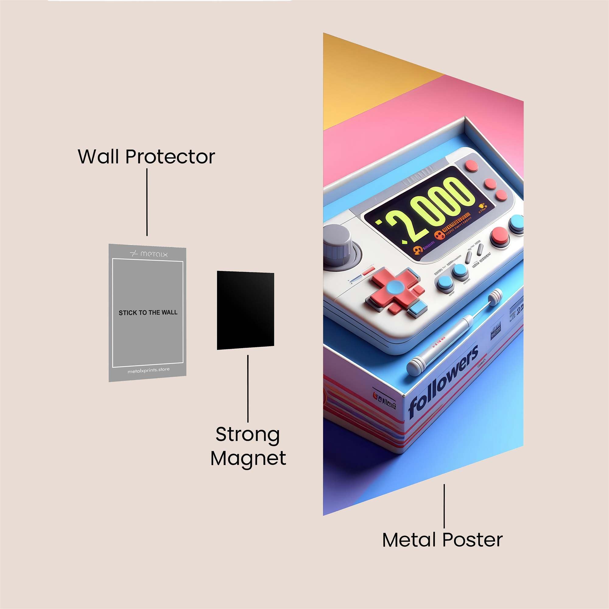 Follower Frenzy Safe Wall Magnetic / M