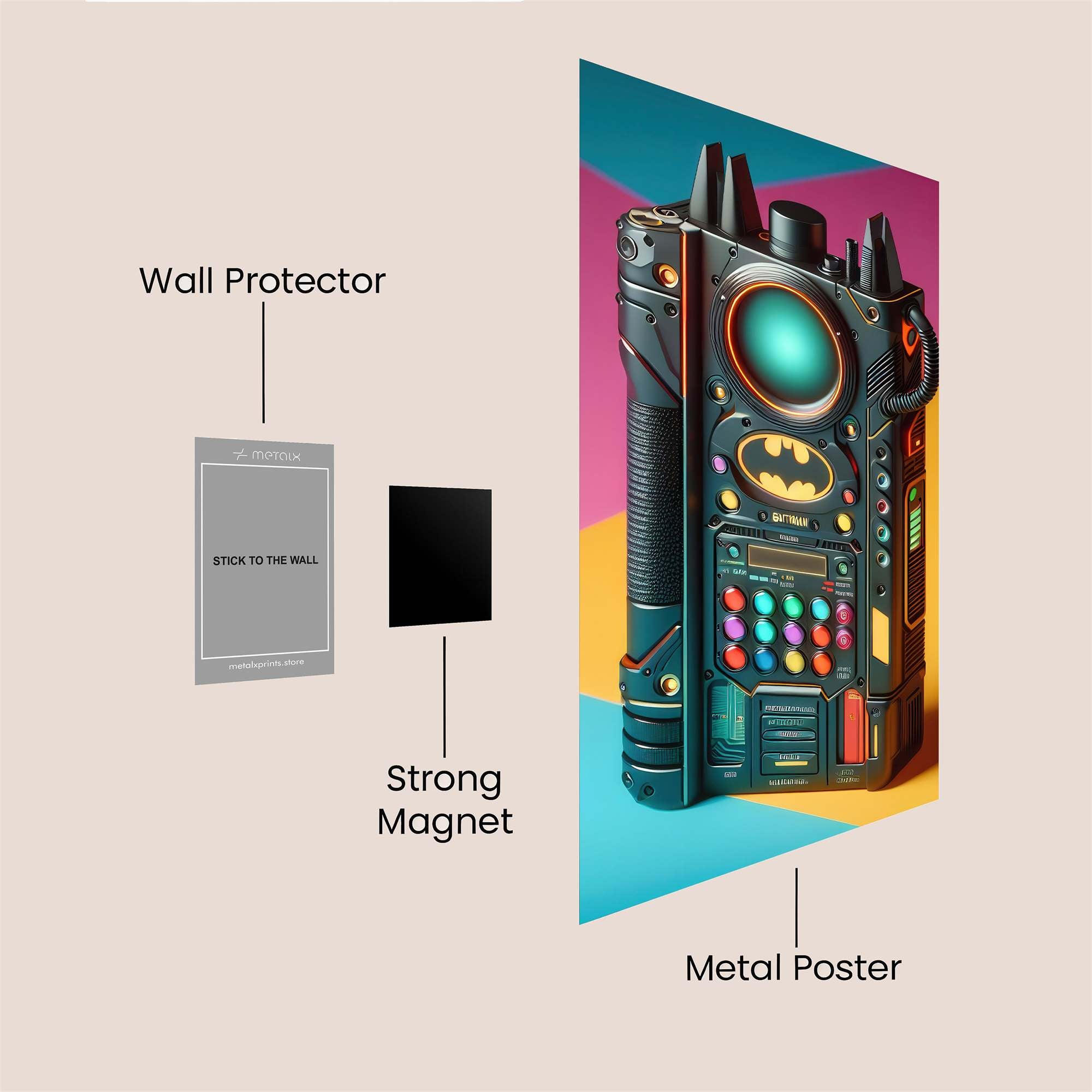 Batman Extravaganza Safe Wall Magnetic / M
