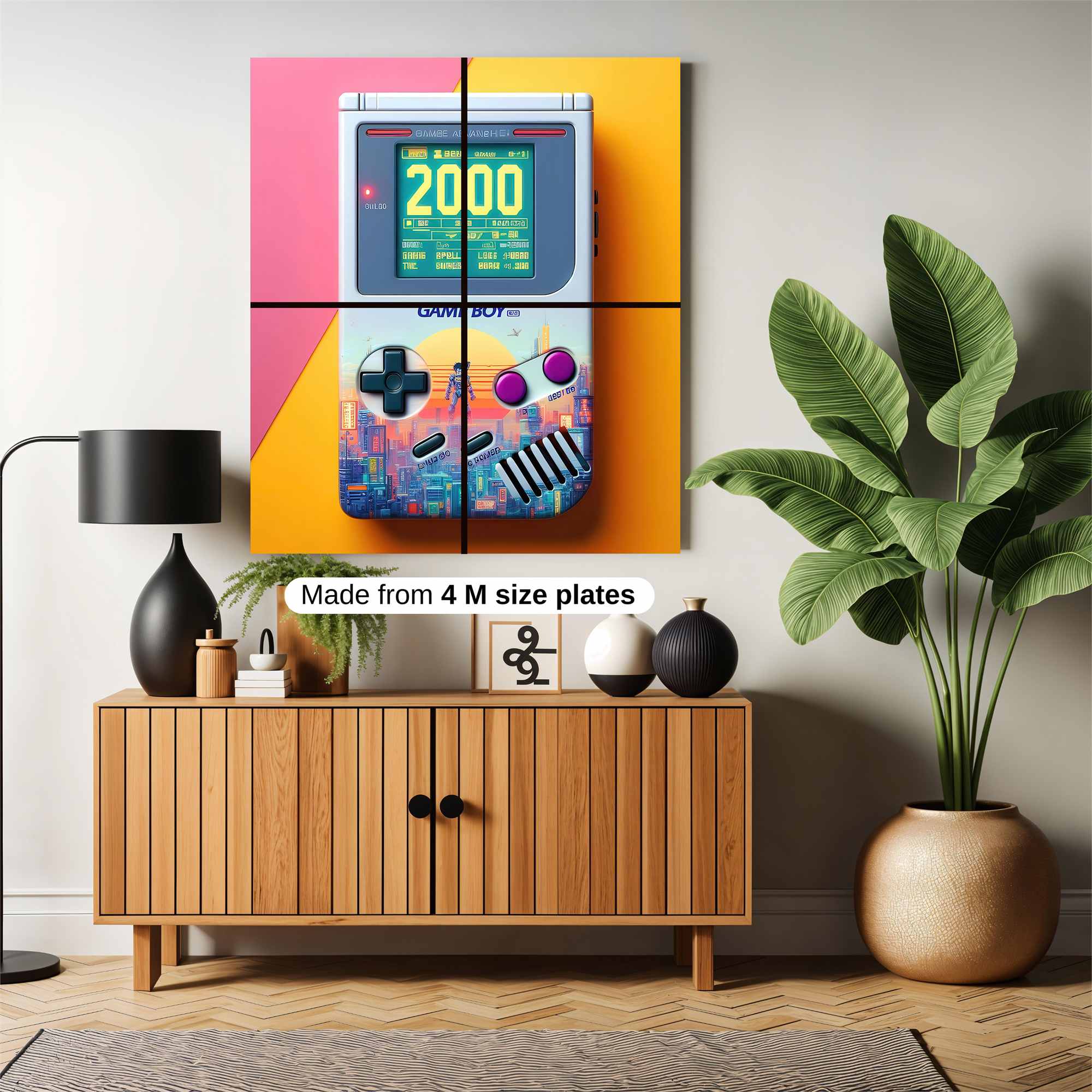 Gameboy Nostalgia Safe Wall Magnetic / M