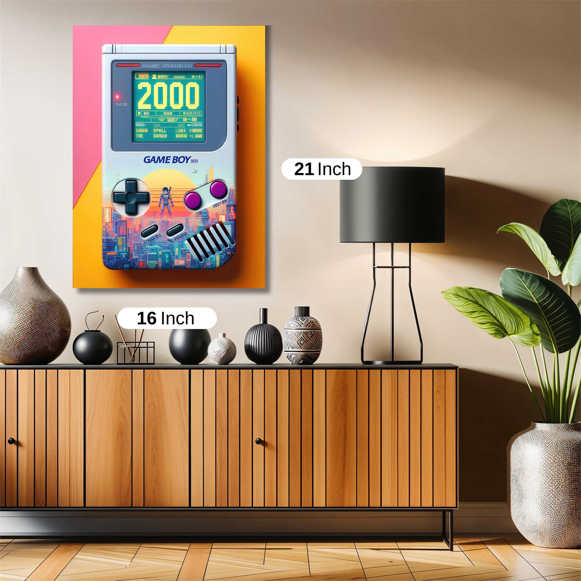 Gameboy Nostalgia Safe Wall Magnetic / M